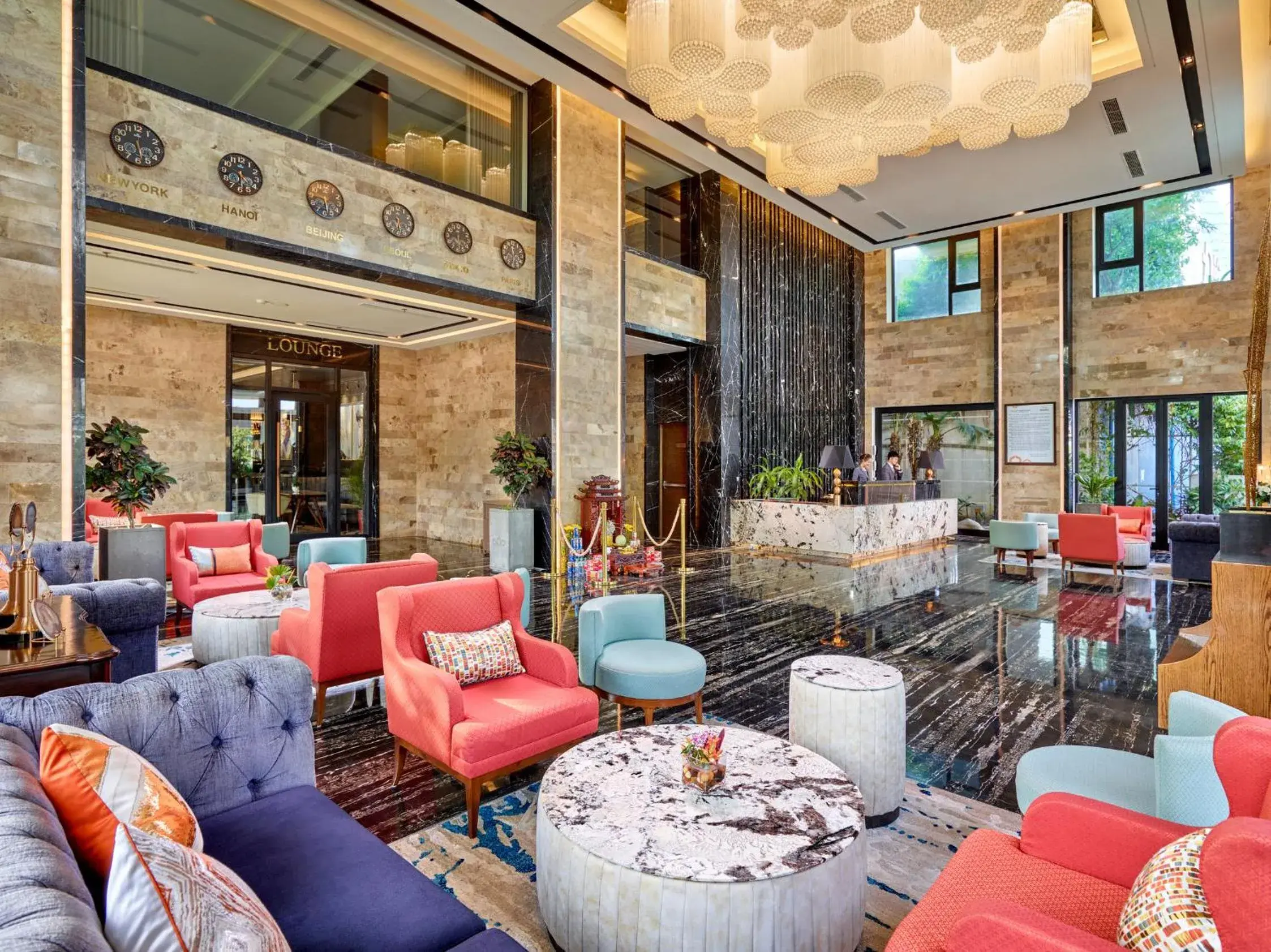 Lobby or reception in Ravatel Luxury Hotel Bac Giang Lobby or reception in Ravatel Luxury Hotel Bac Giang
