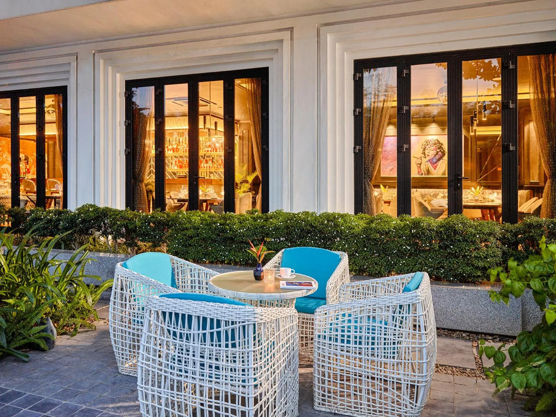 Garden in Ravatel Luxury Hotel Bac Giang