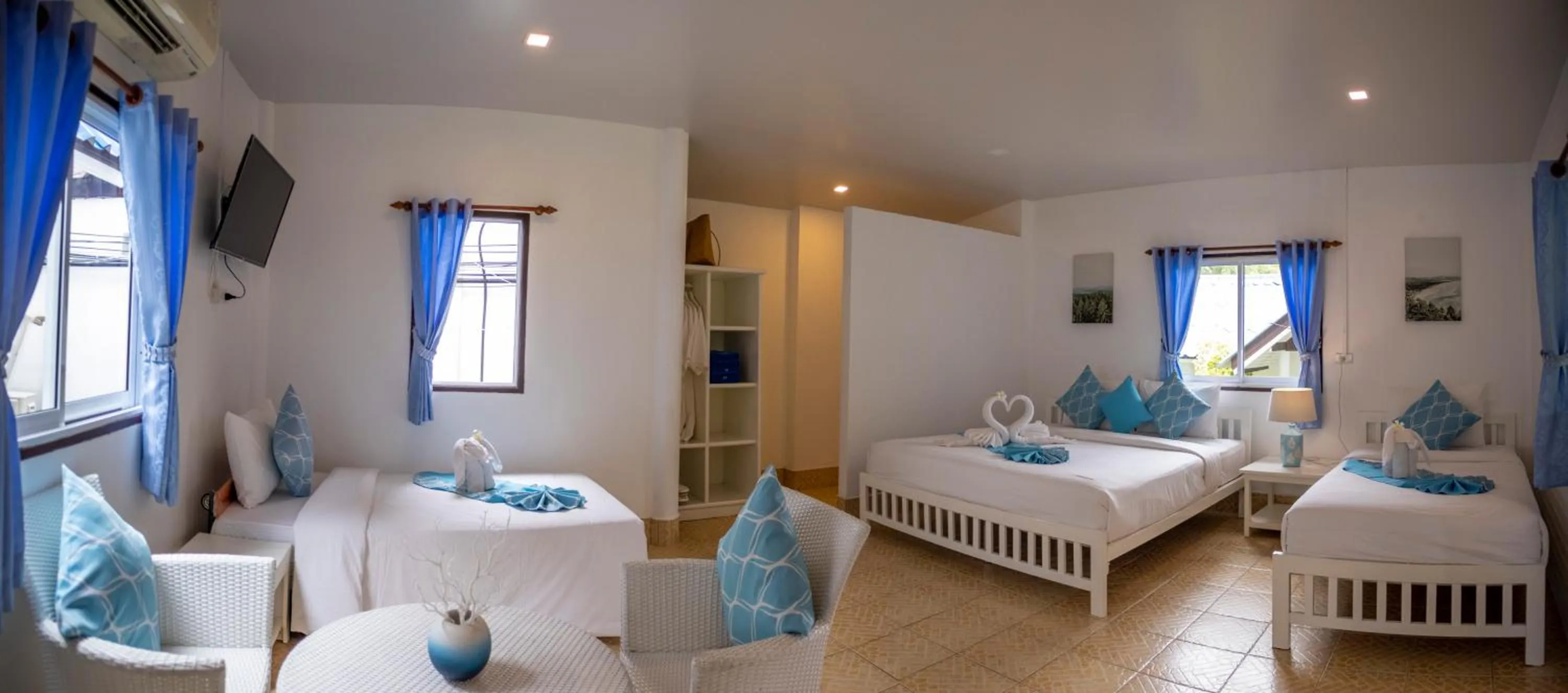 Bed in Assava Dive Resort - SHA Plus