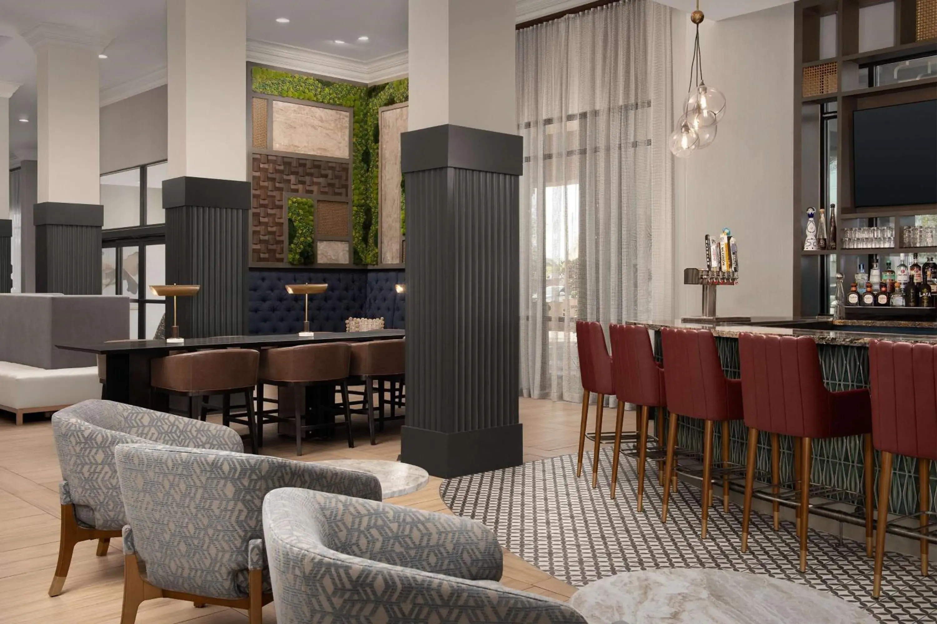 Lobby or reception in Hilton Phoenix Chandler Lobby or reception in Hilton Phoenix Chandler