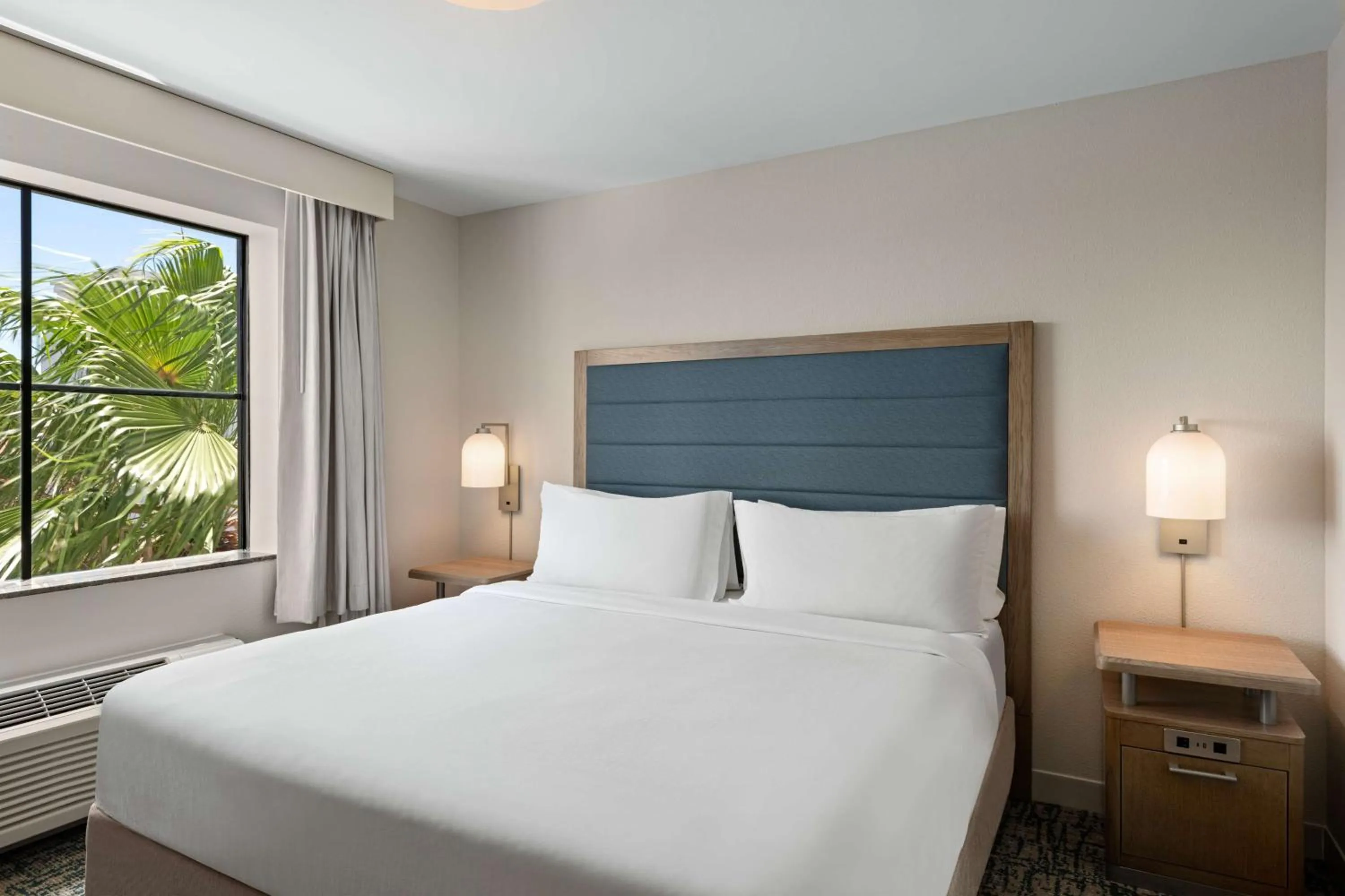 Bed in Homewood Suites by Hilton West Palm Beach