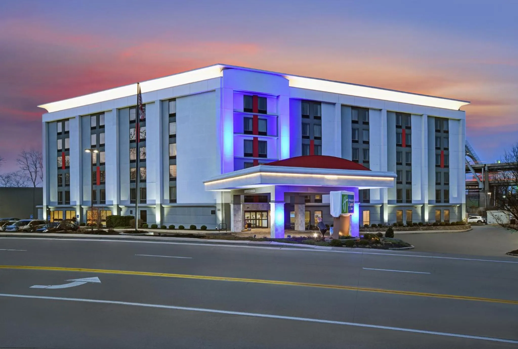 Property building in Holiday Inn Express & Suites Cincinnati Riverfront by IHG