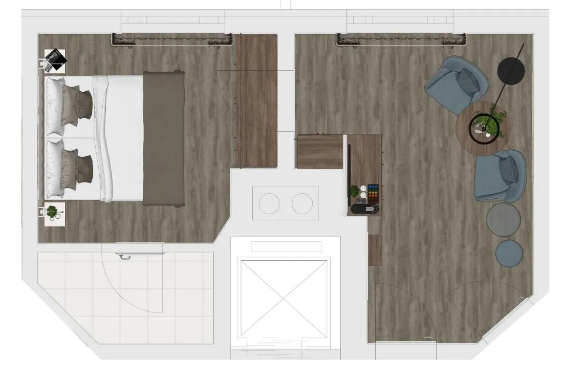 Floor plan in Villa Ney