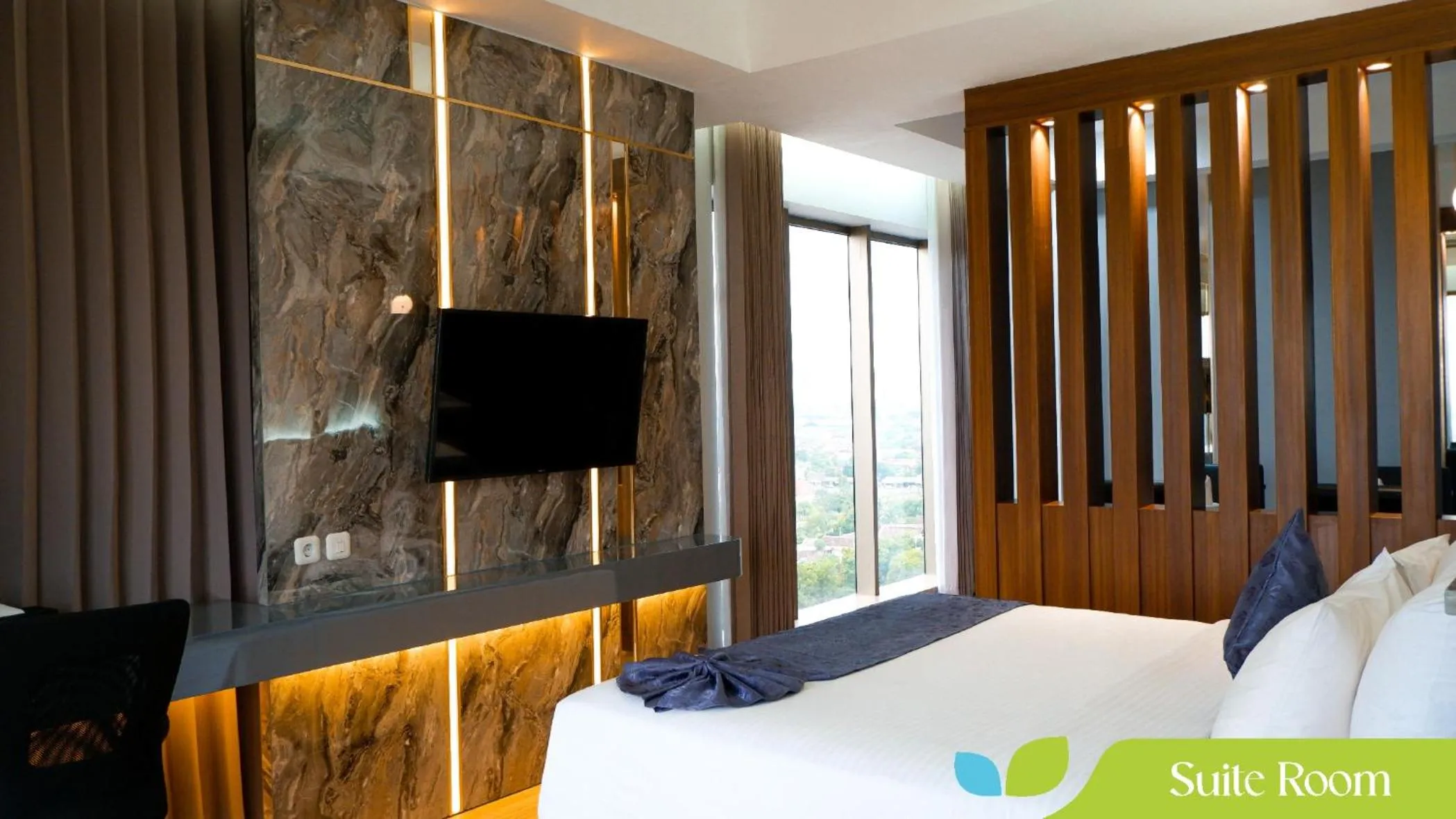 Bed in Hotel Ayola Sunrise Mojokerto