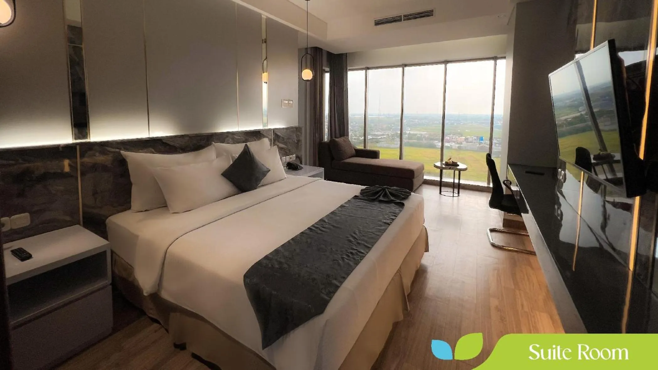 Bed in Hotel Ayola Sunrise Mojokerto