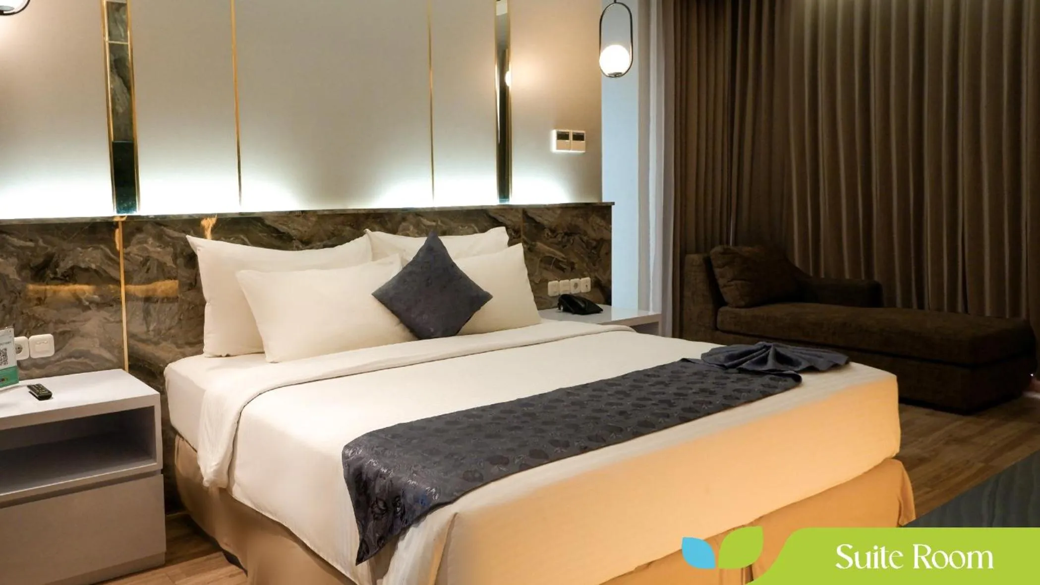 Bed in Hotel Ayola Sunrise Mojokerto