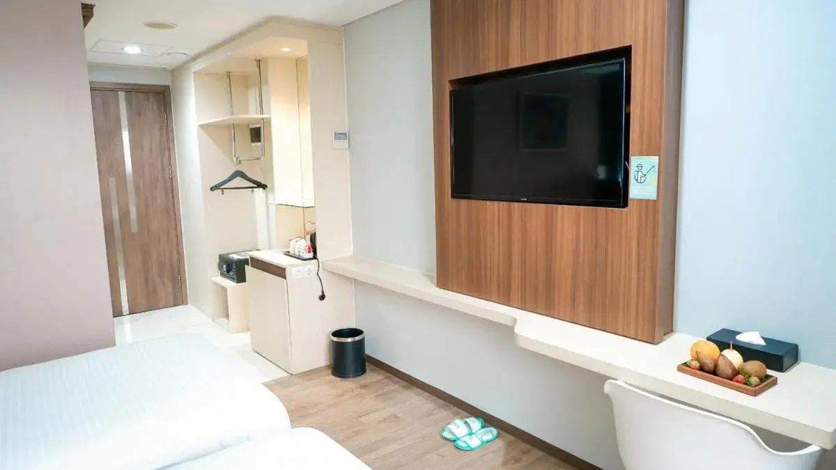 Bed in Sunrise Hotel Mojokerto Bed in Sunrise Hotel Mojokerto