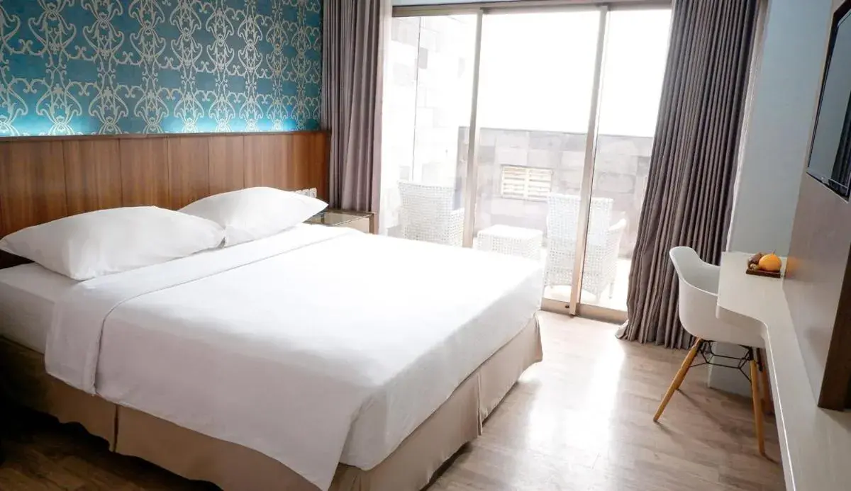 Bed in Sunrise Hotel Mojokerto Bed in Sunrise Hotel Mojokerto