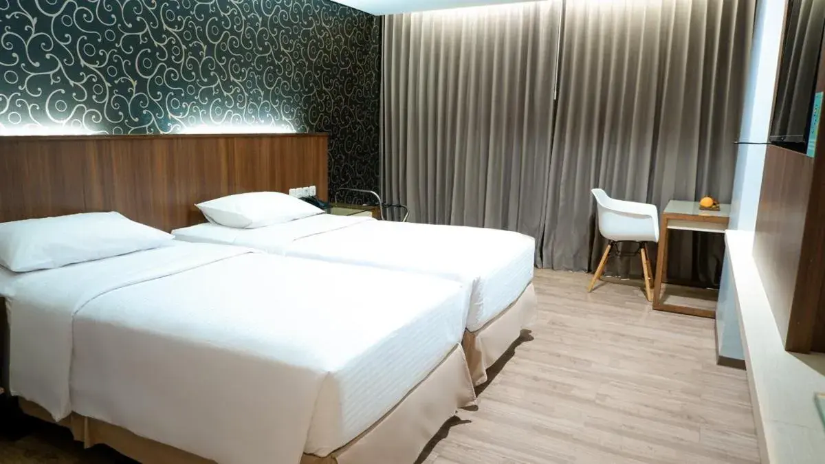 Bed in Sunrise Hotel Mojokerto Bed in Sunrise Hotel Mojokerto
