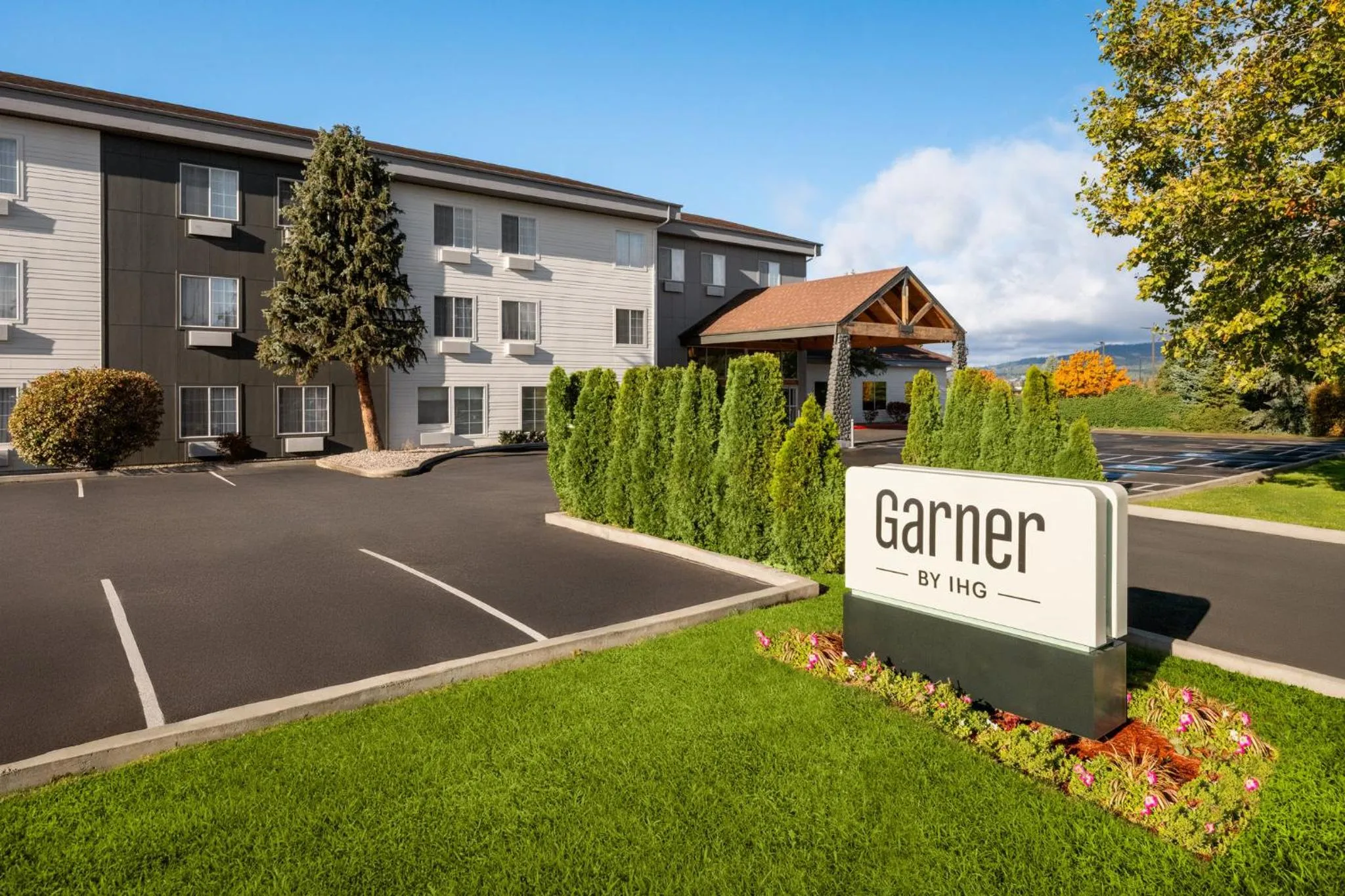 Property building in Garner Hotel Liberty Lake by IHG