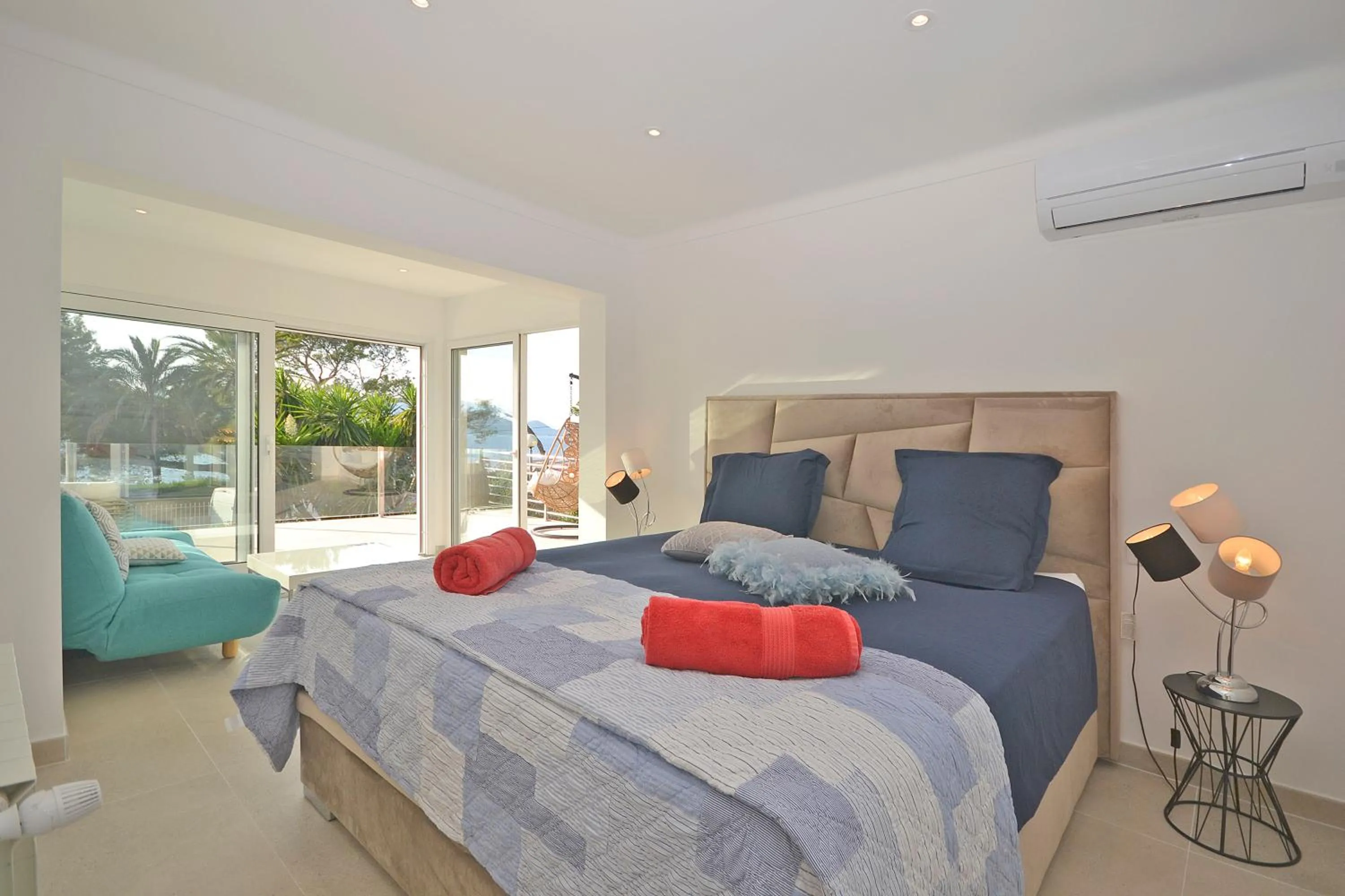 View (from property/room), Bed in Villa Odette