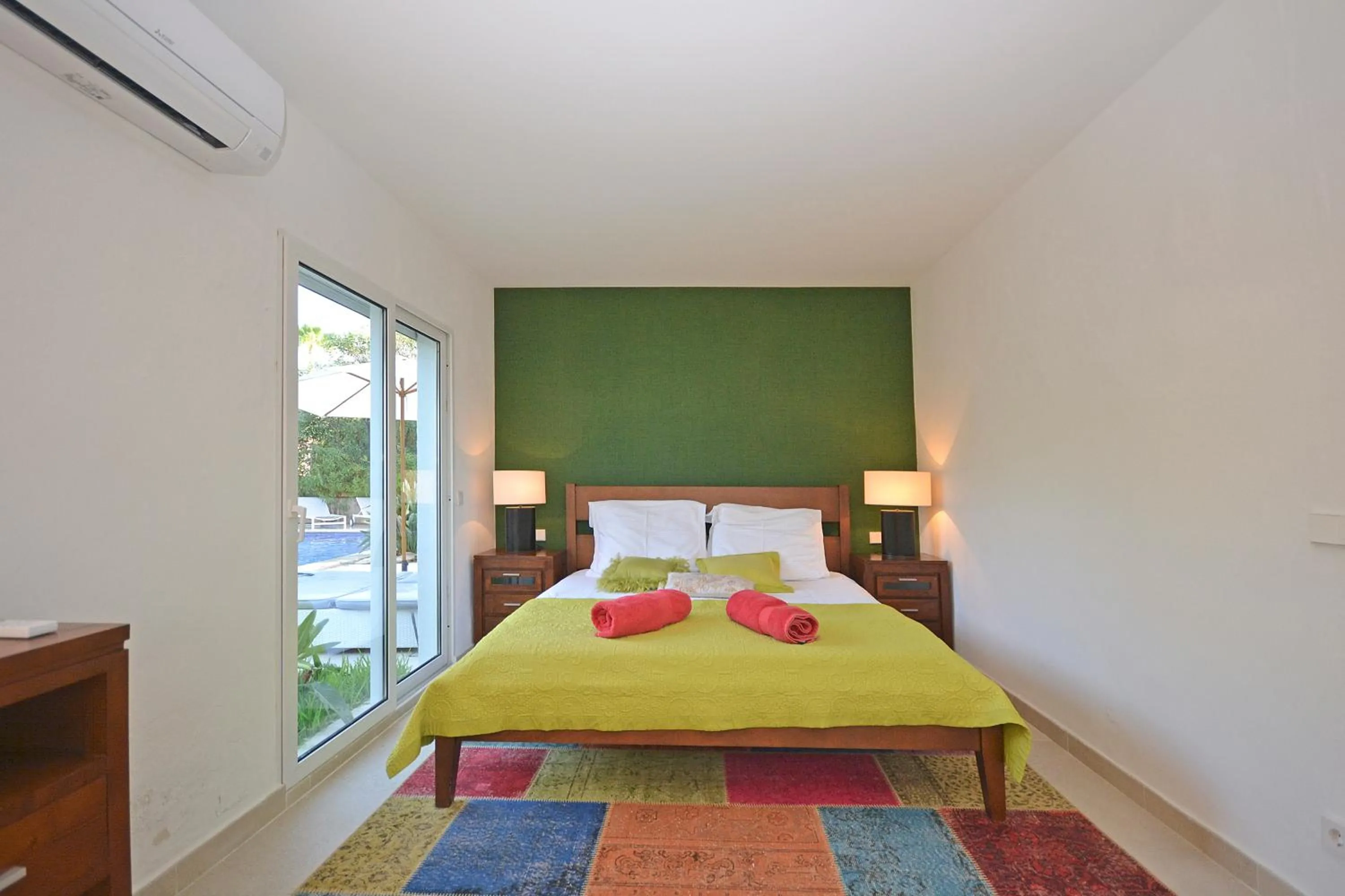 Bedroom, Bed in Villa Odette