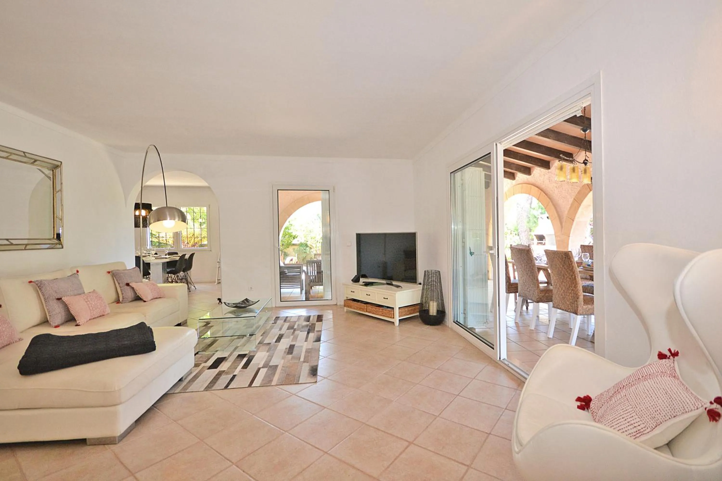 Living room in Villa Odette