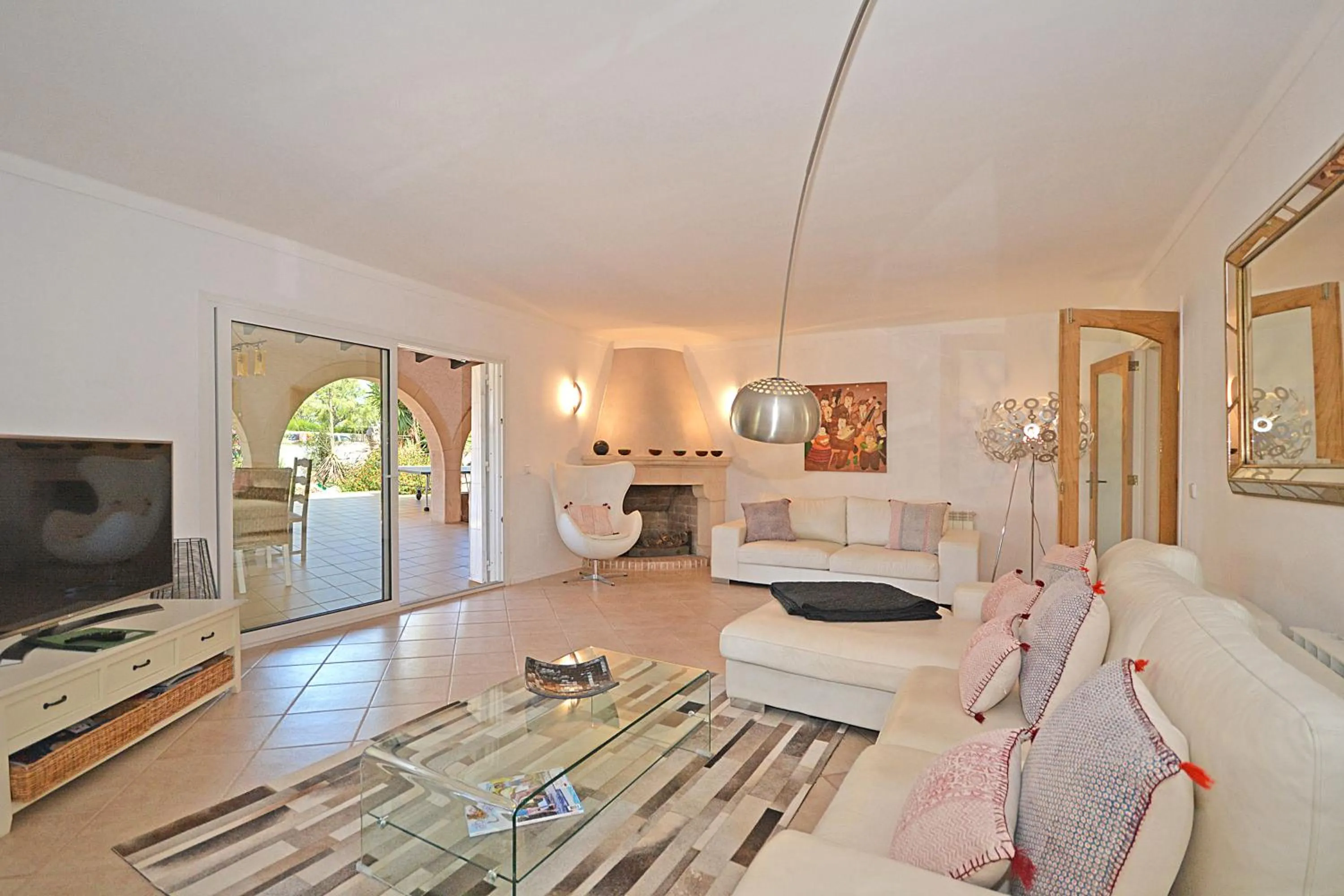 Living room in Villa Odette