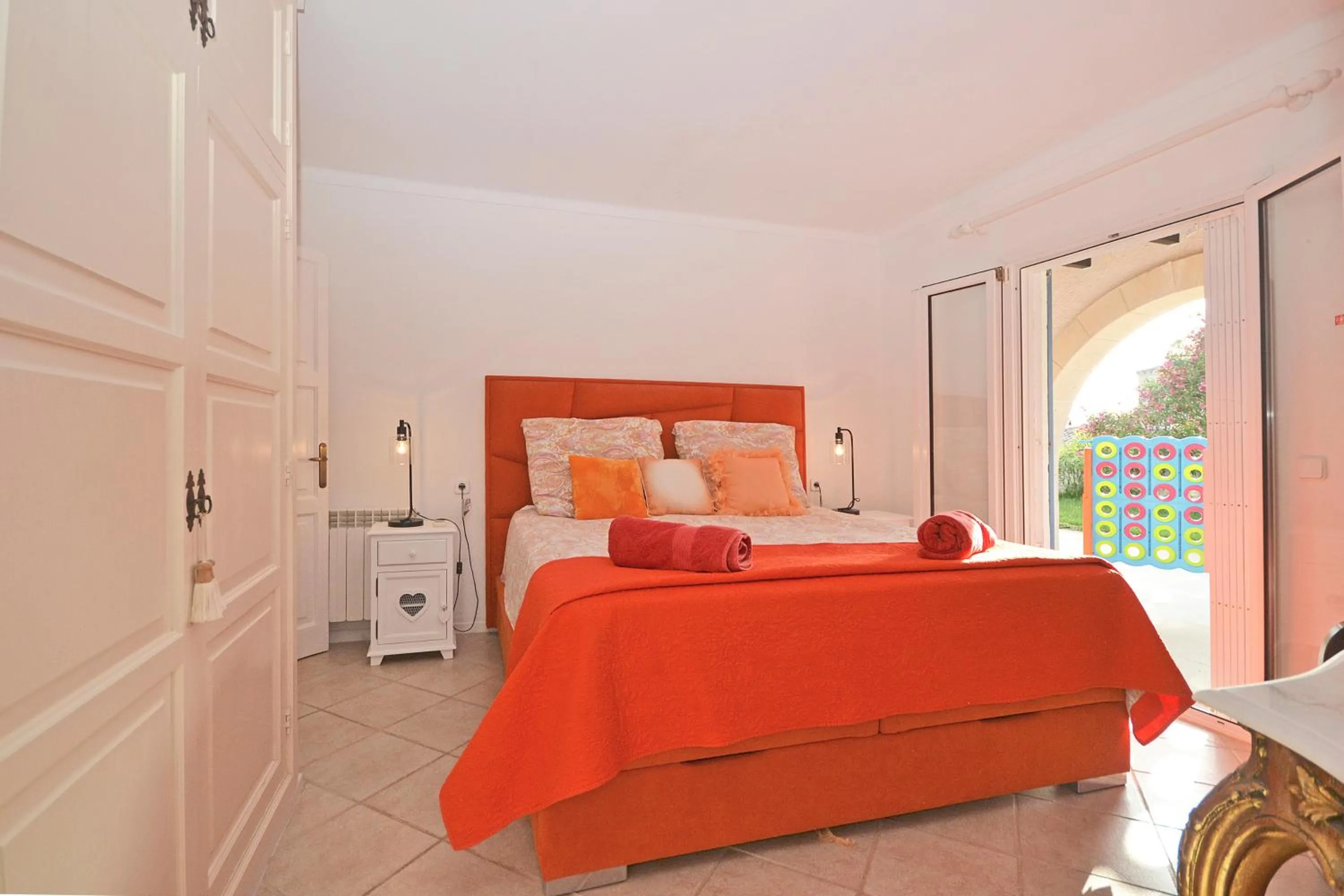 Bedroom, Bed in Villa Odette