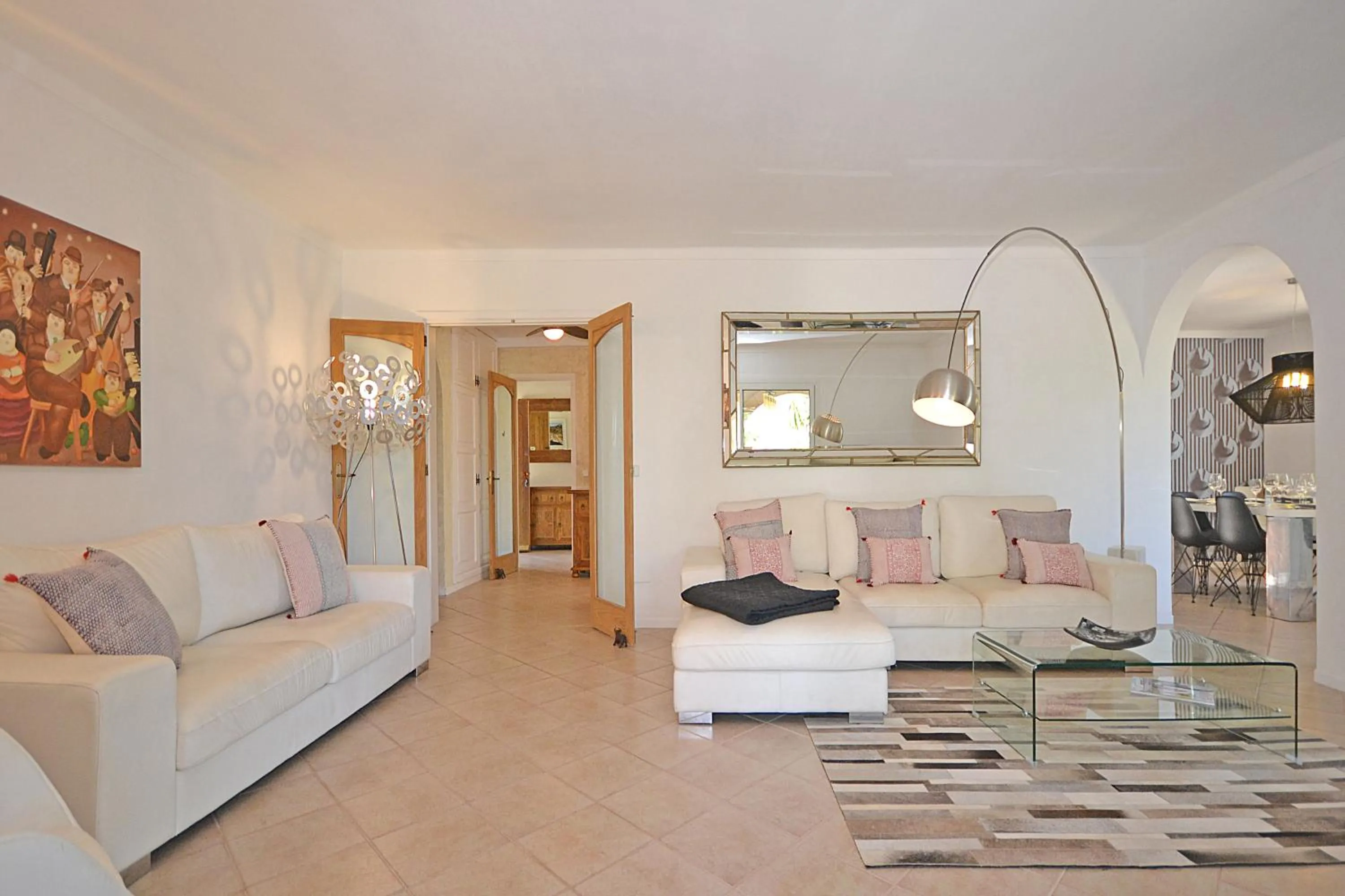 Living room in Villa Odette