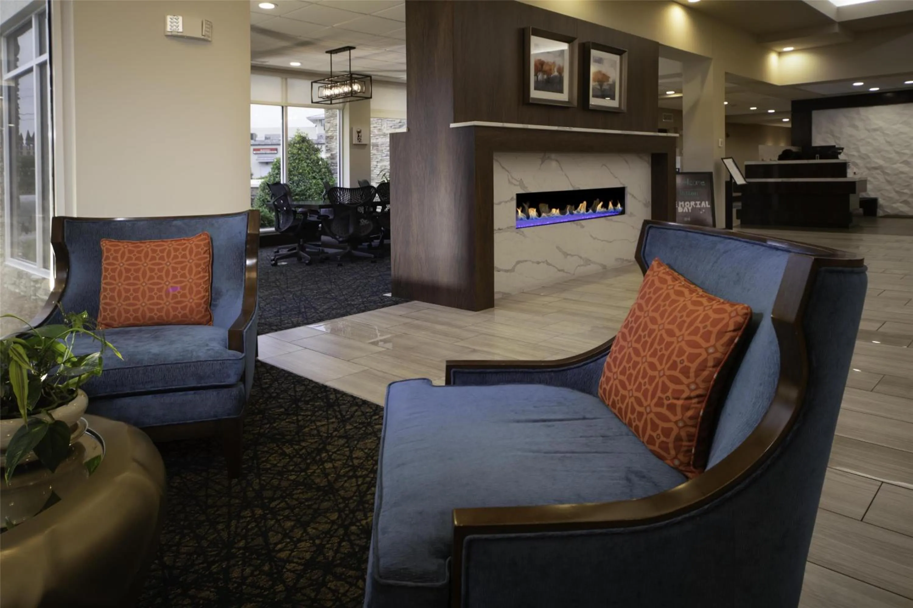 Lobby or reception in Hilton Garden Inn Fayetteville/Fort Bragg