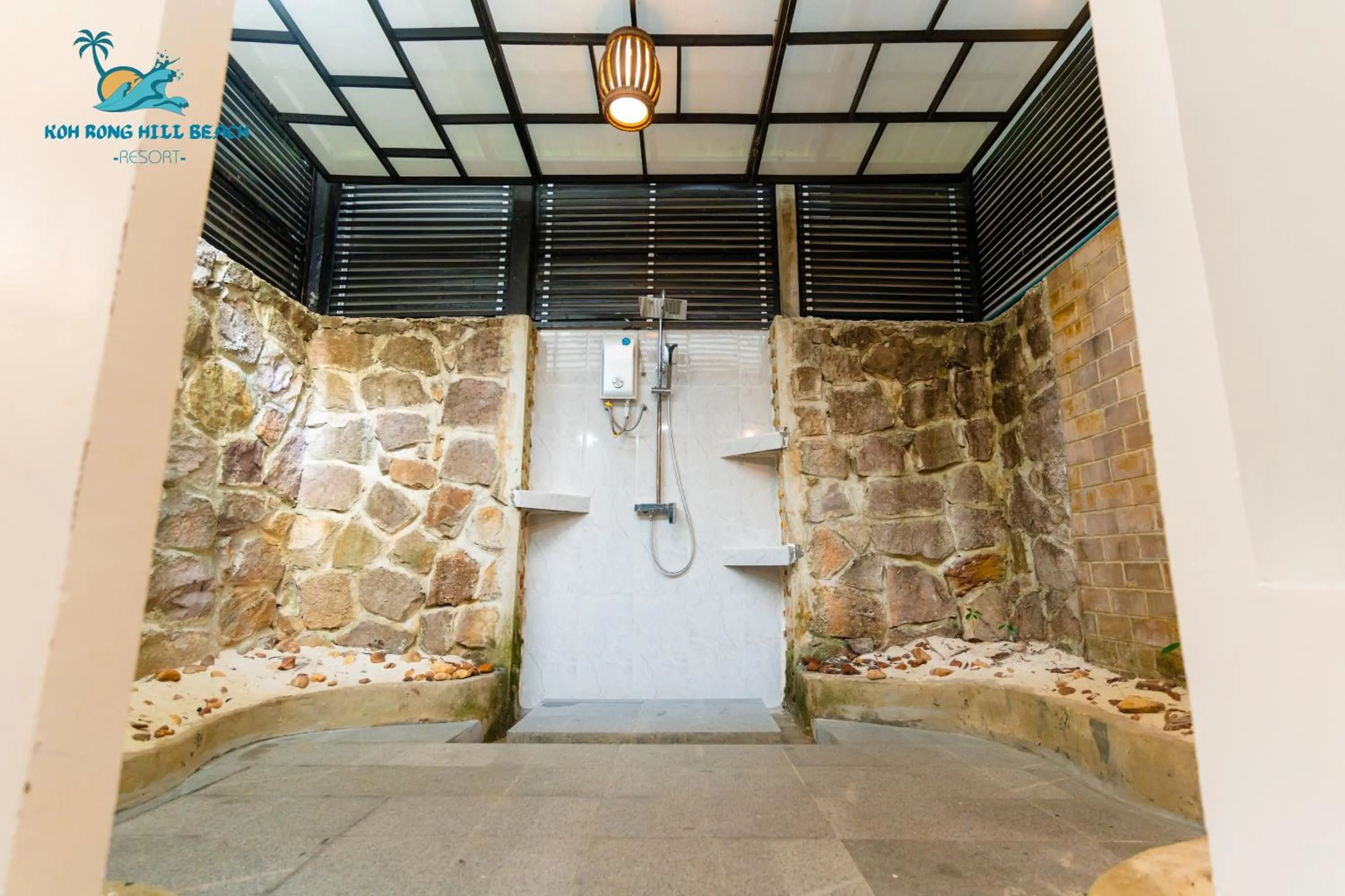 Shower in Koh Rong Hill Beach Resort