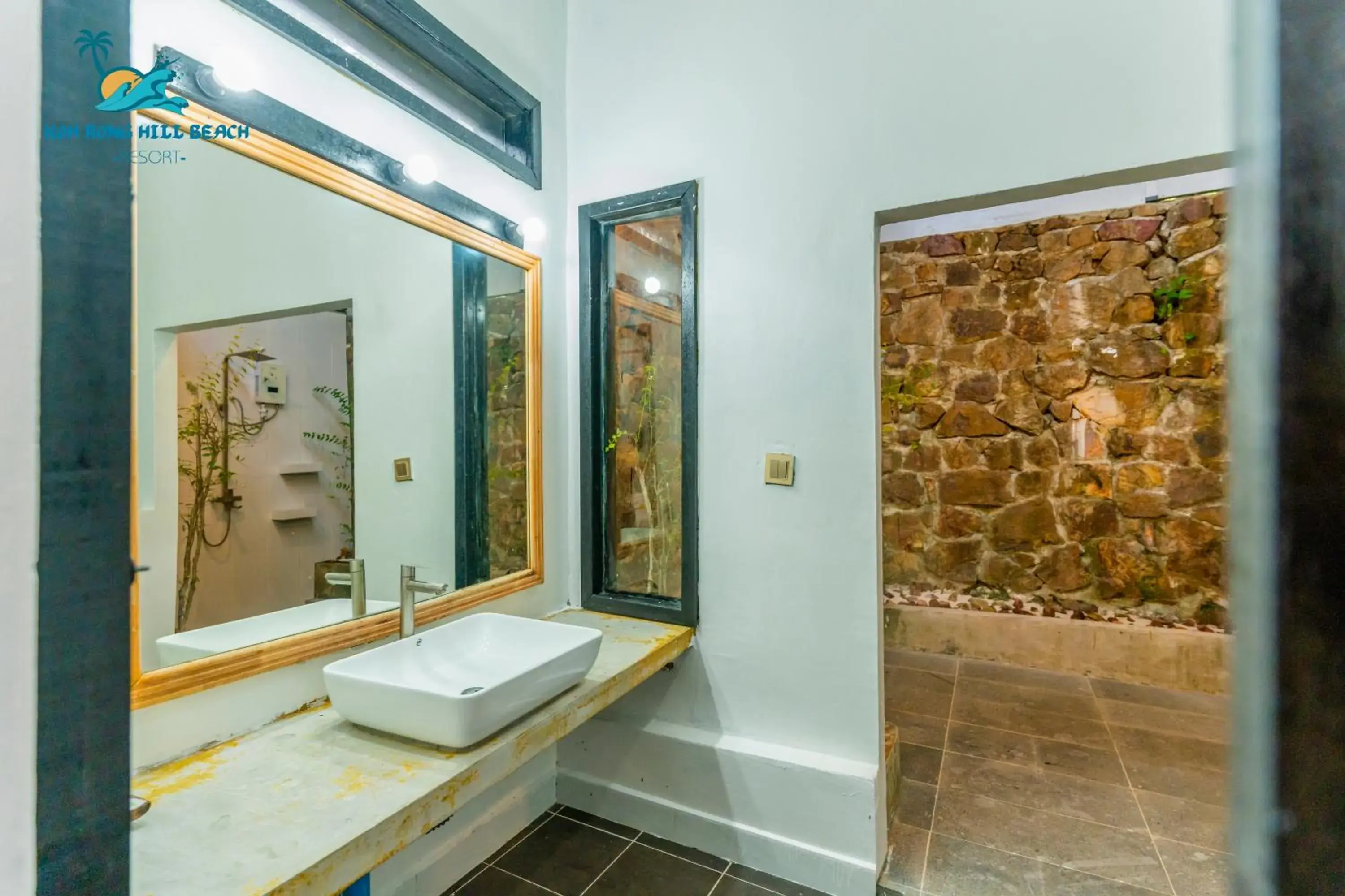 Bathroom in Koh Rong Hill Beach Resort Bathroom in Koh Rong Hill Beach Resort