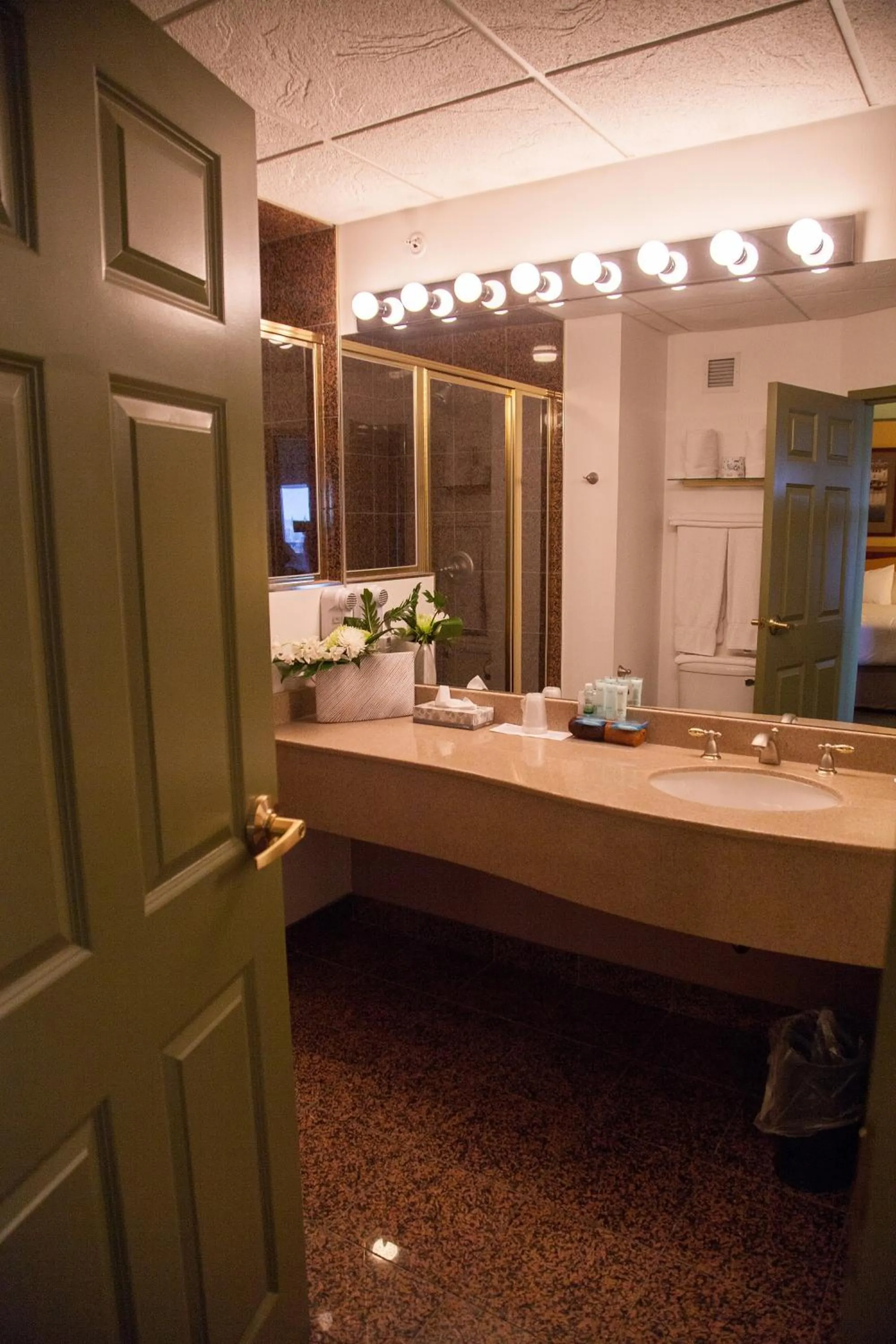Bathroom in Medicine Hat Lodge, Trademark Collection by Wyndham
