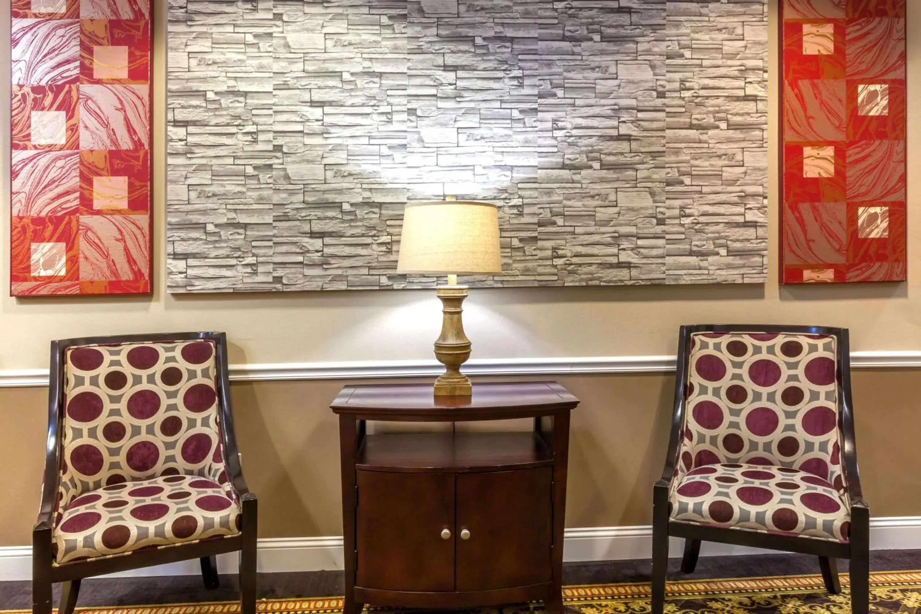 Lobby or reception in Ramada by Wyndham Jersey City Lobby or reception in Ramada by Wyndham Jersey City