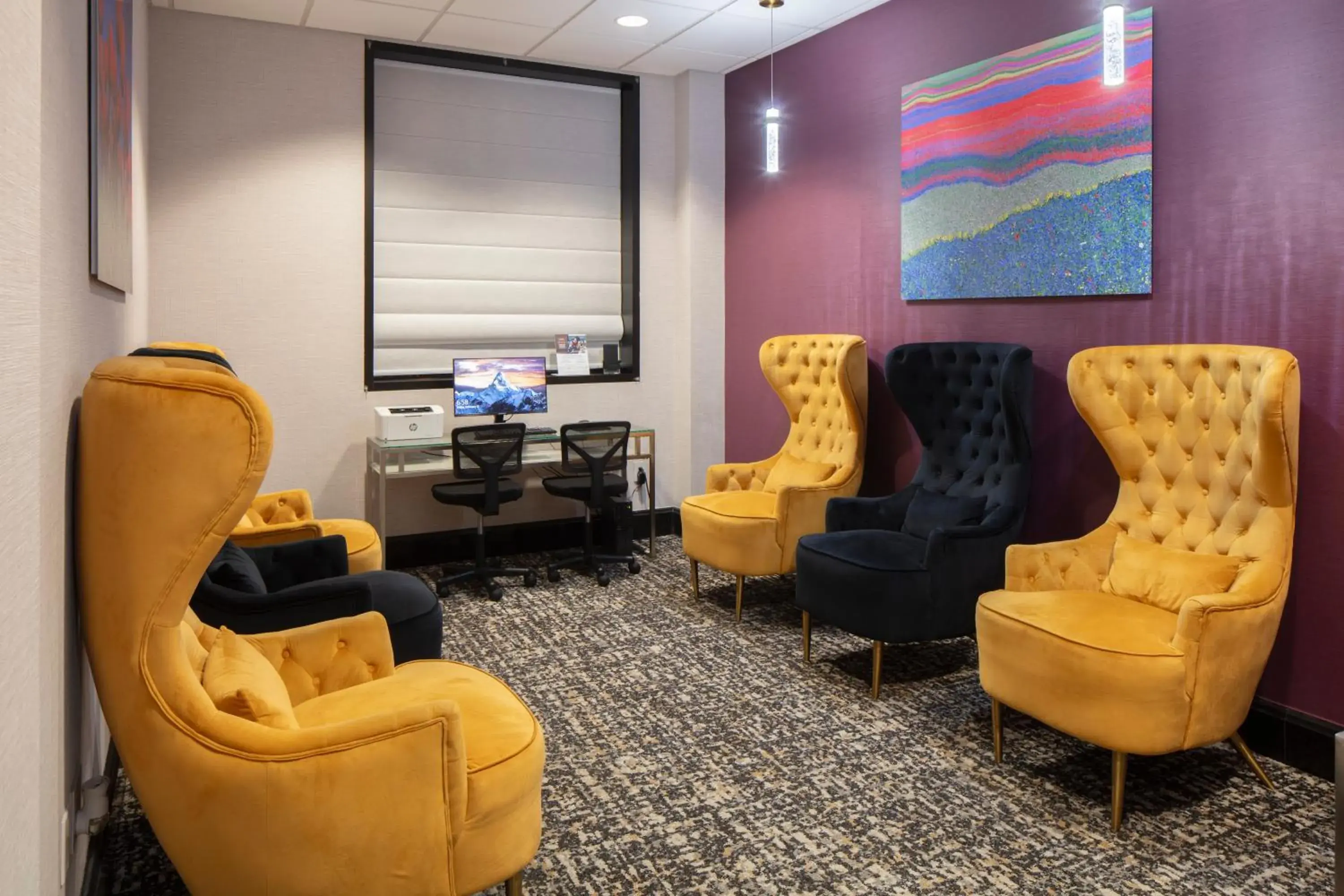 Lobby or reception in Ramada by Wyndham Jersey City Lobby or reception in Ramada by Wyndham Jersey City