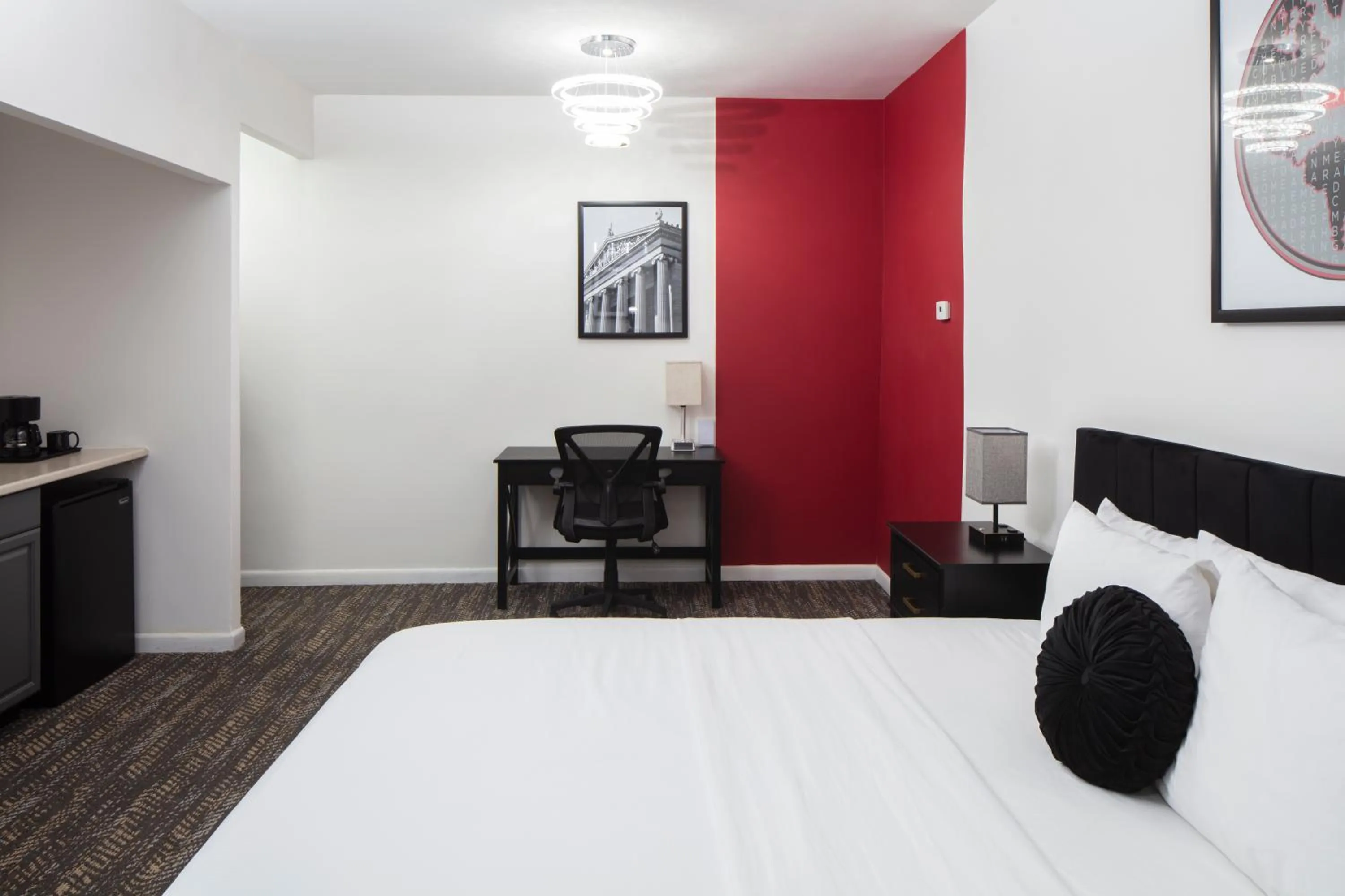 Bedroom, Bed in Ramada by Wyndham Jersey City