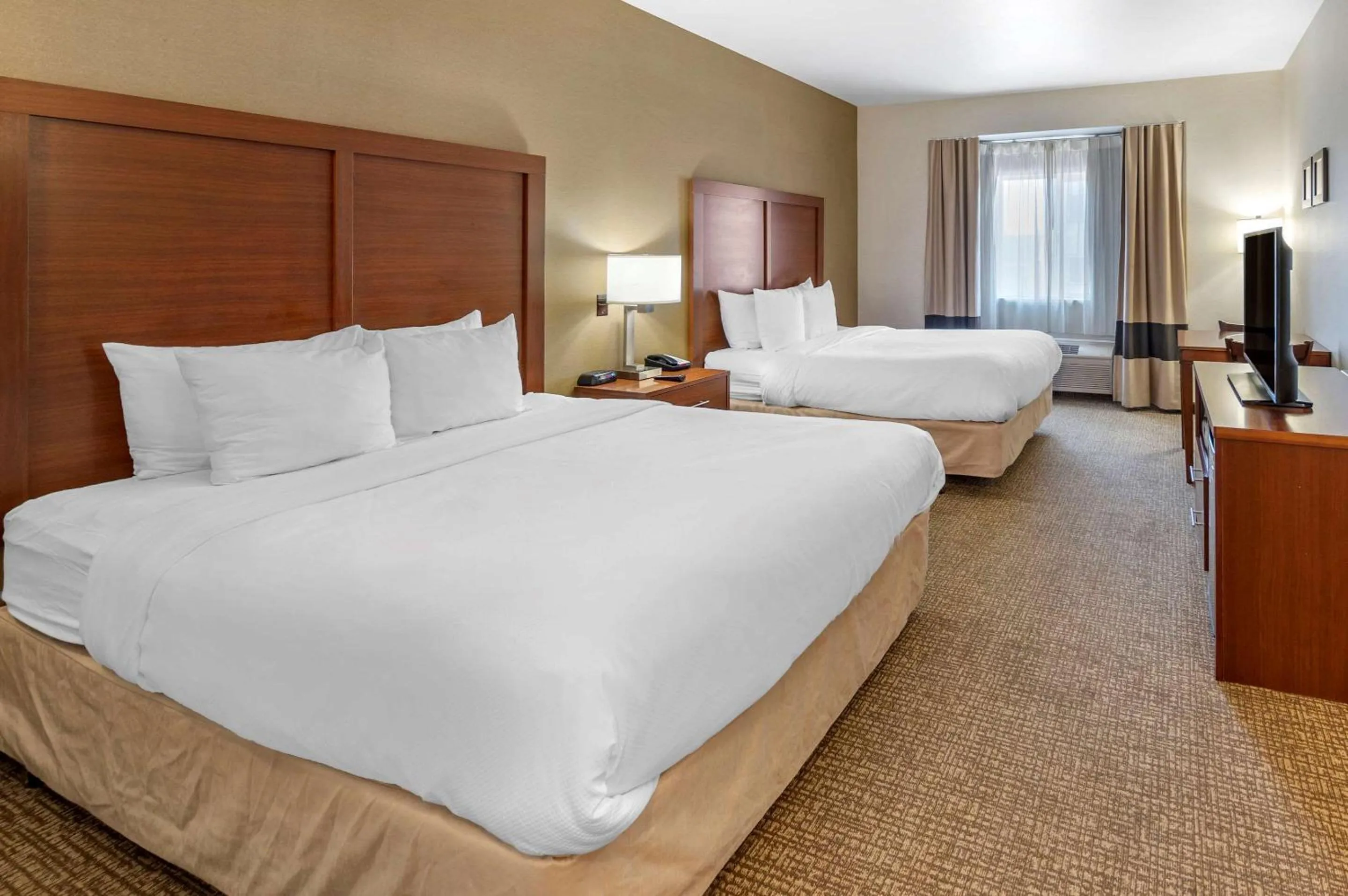 Bed in THE ATRIUM HOTEL SFO AIRPORT - FREE Shuttle & Breakfast