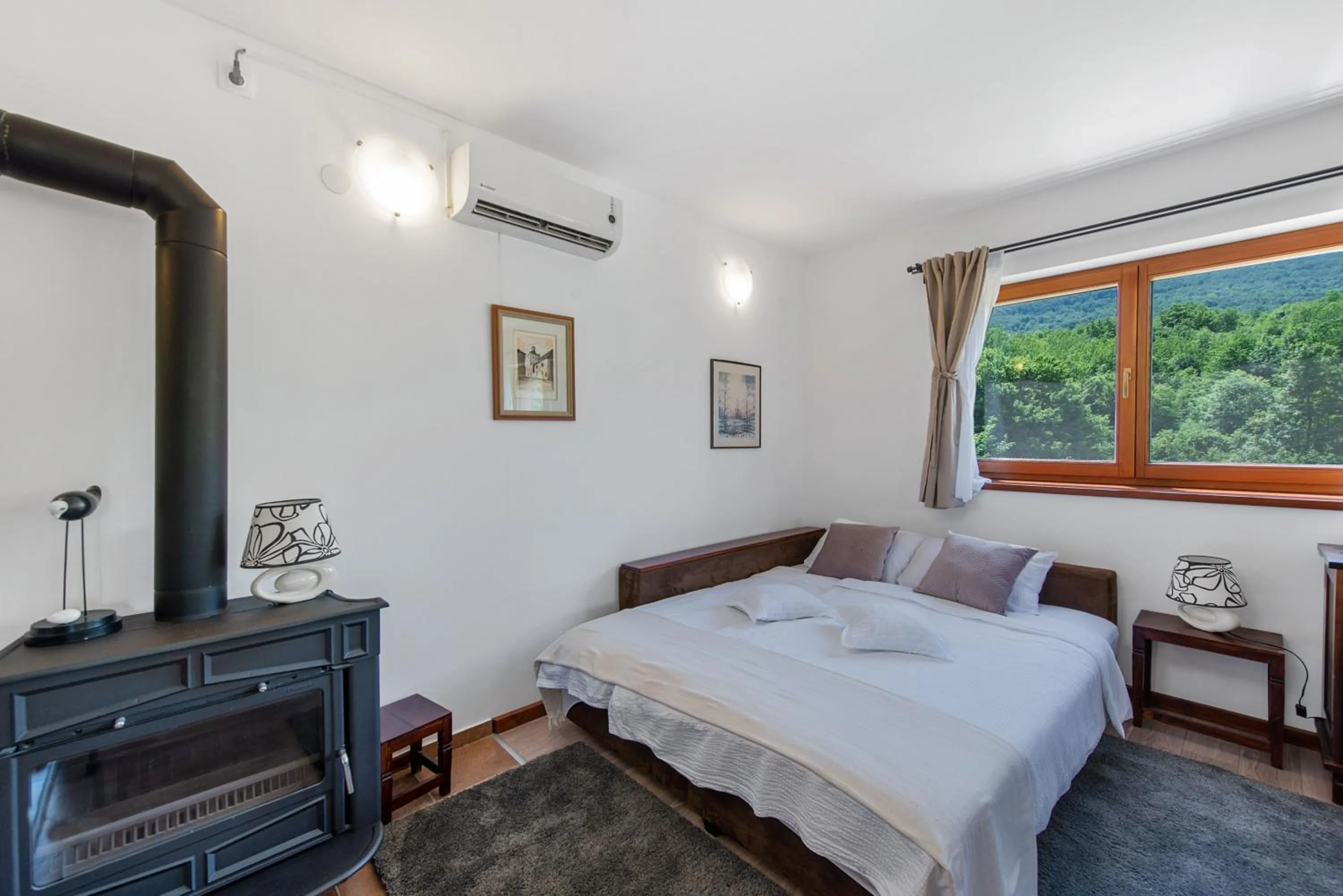 Bed in B&B Plitvice Lakes Villa Irene