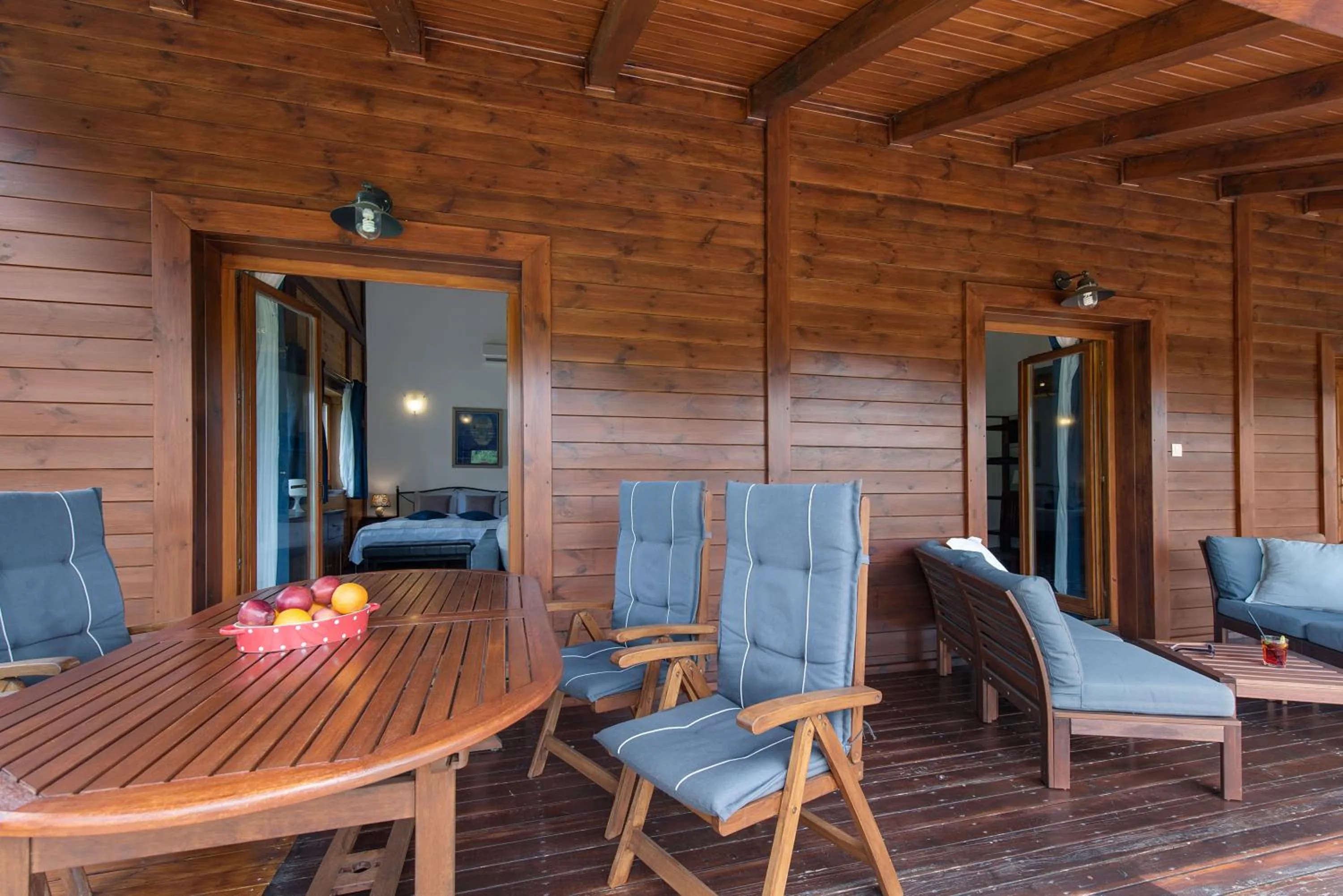 Balcony/Terrace in B&B Plitvice Lakes Villa Irene