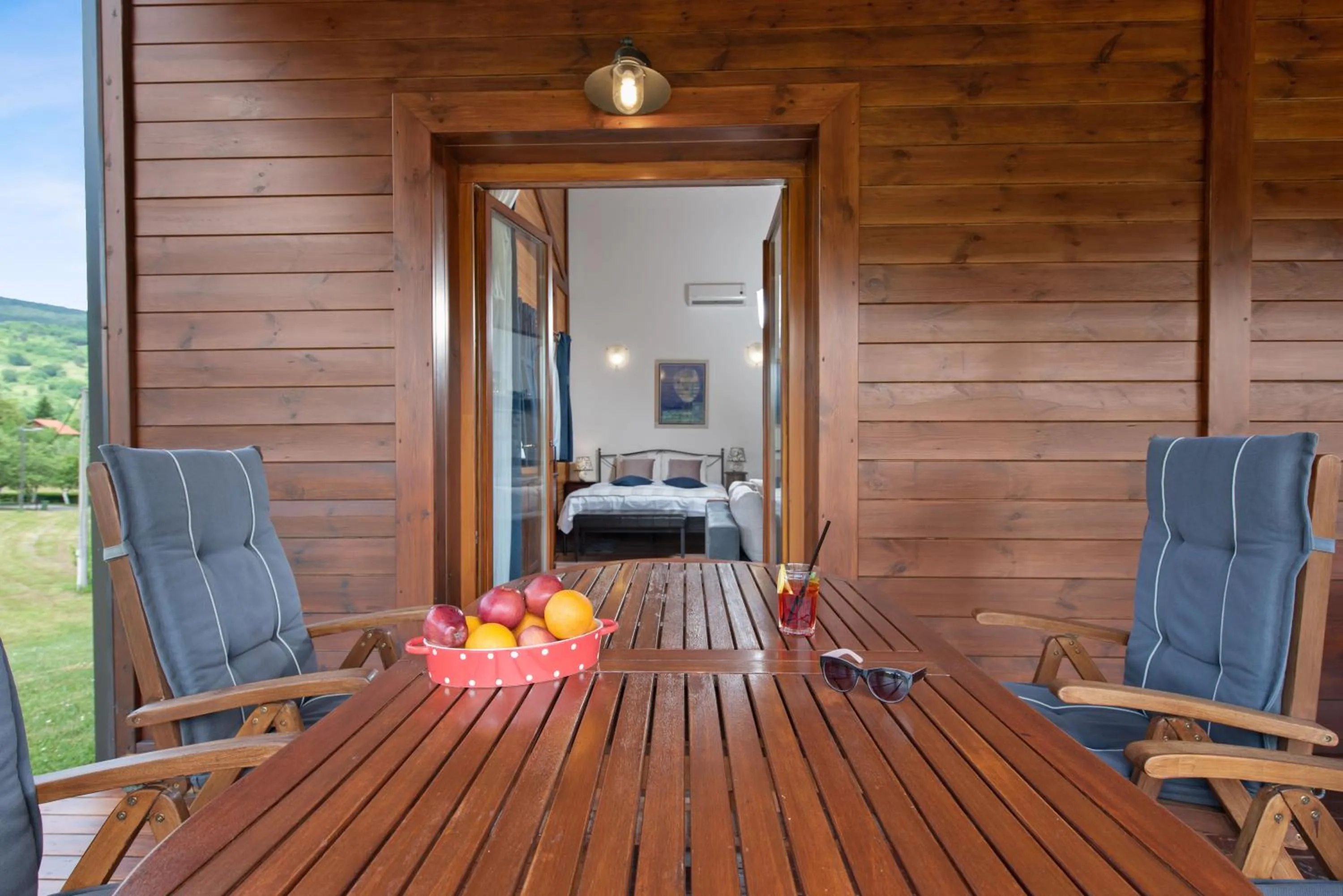 Balcony/Terrace in B&B Plitvice Lakes Villa Irene