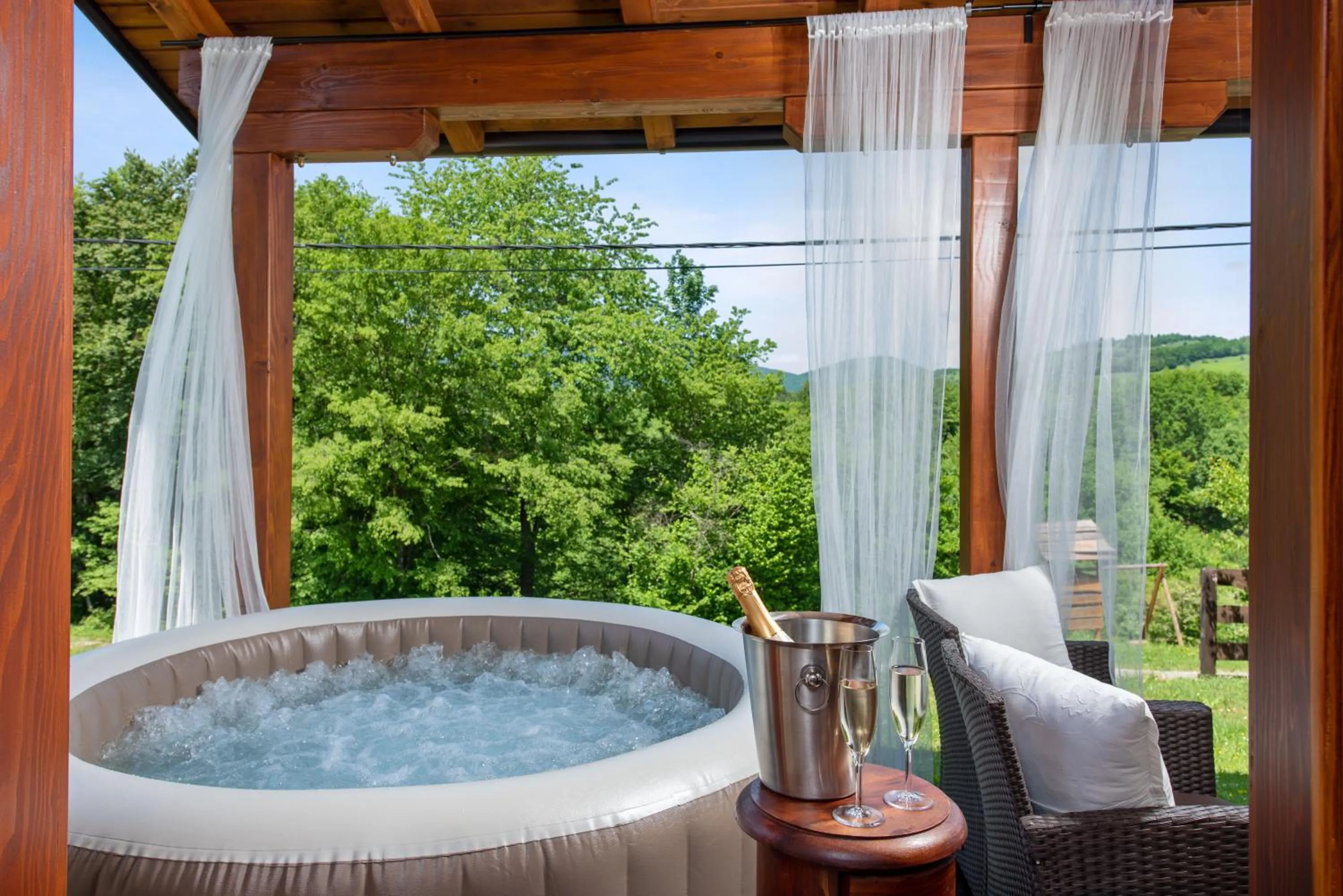 Swimming pool in B&B Plitvice Lakes Villa Irene