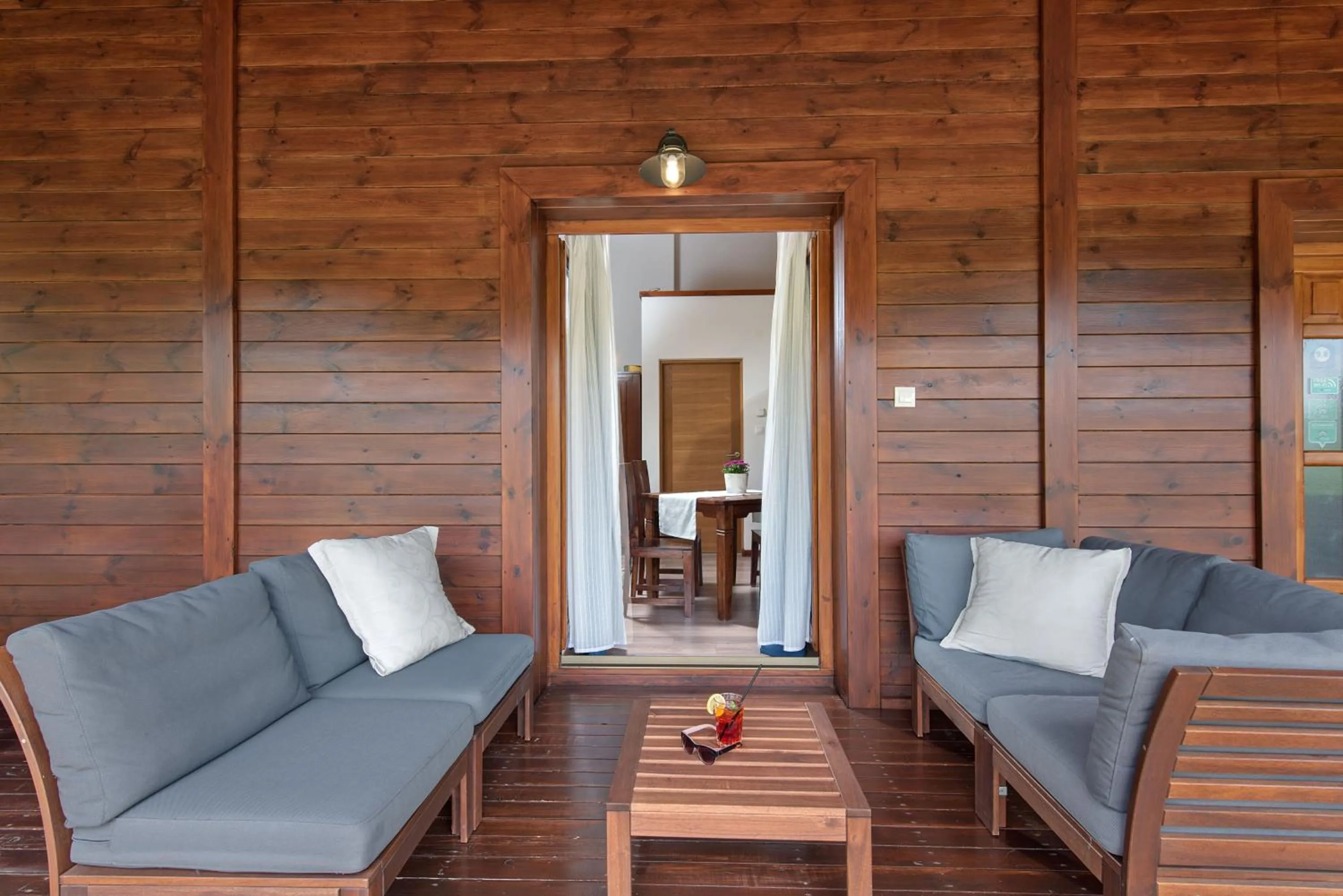 Balcony/Terrace in B&B Plitvice Lakes Villa Irene