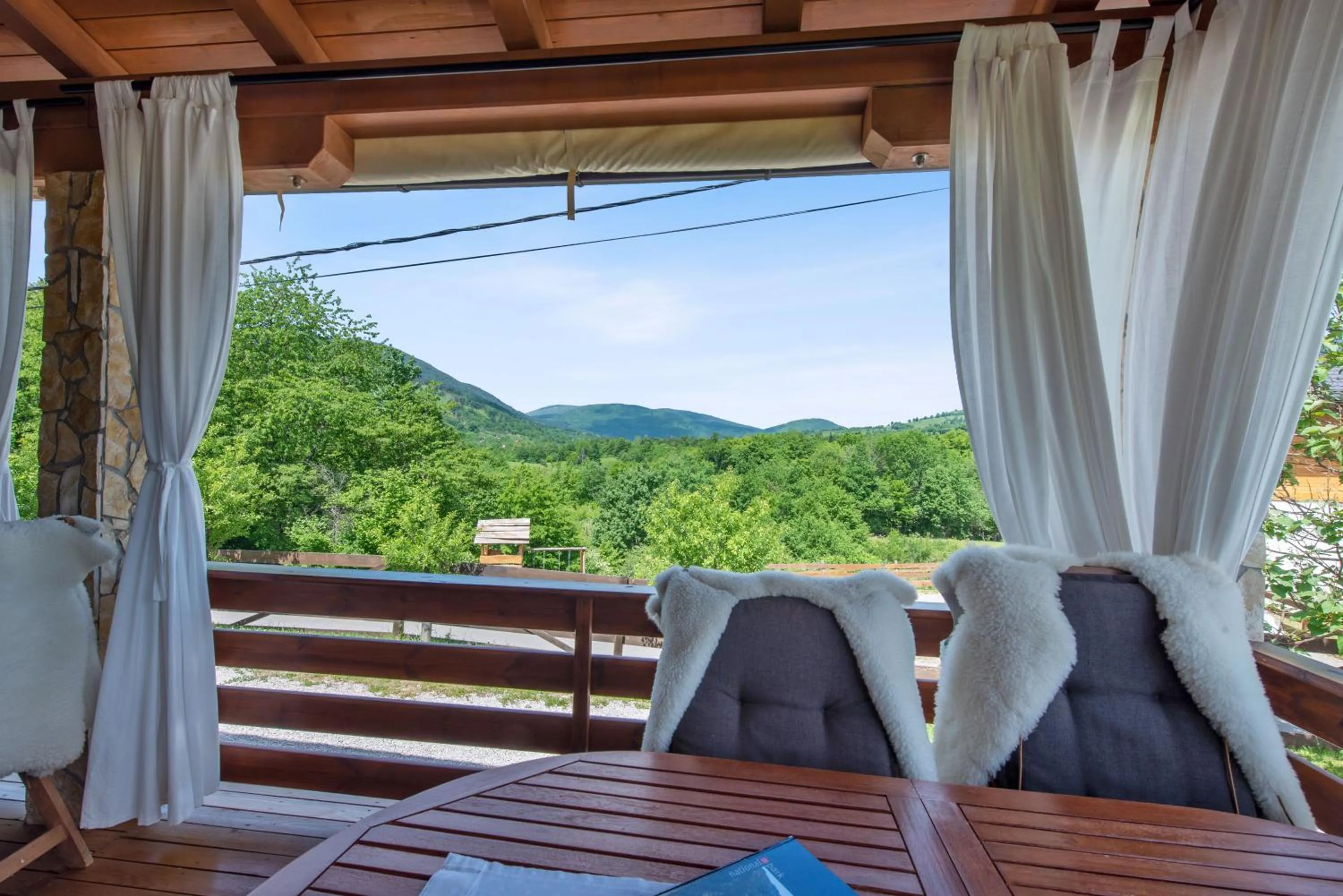 Balcony/Terrace in B&B Plitvice Lakes Villa Irene