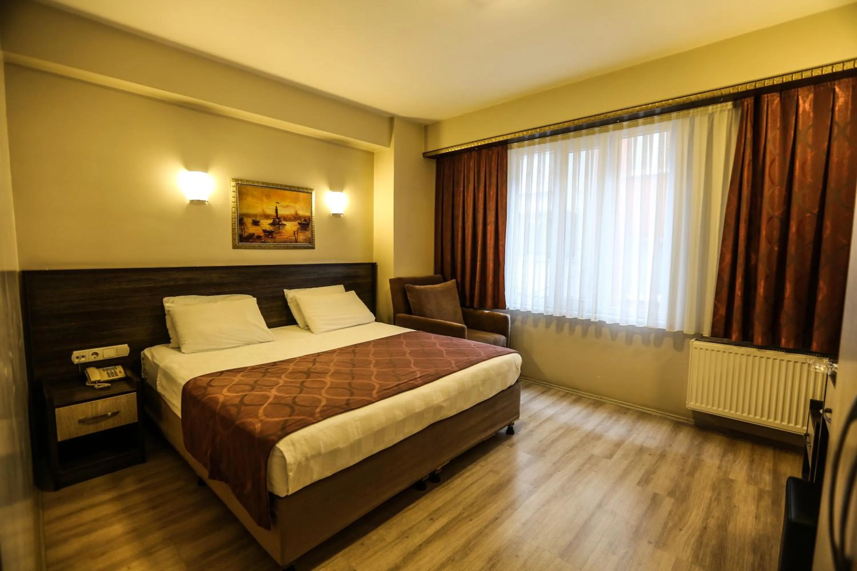 Bed in Canakkale Bogaz Hotel