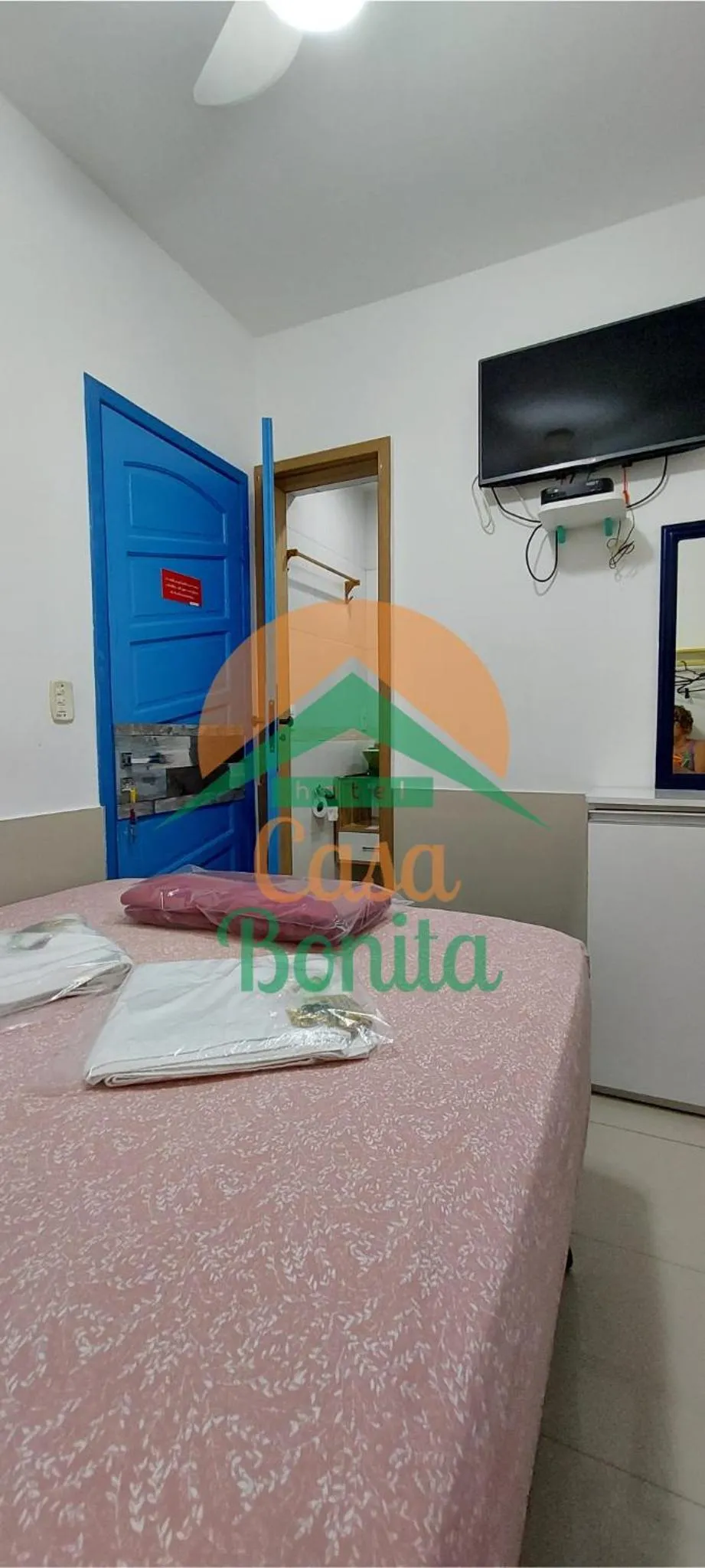 TV and multimedia, Bed in Hotel Casa Bonita