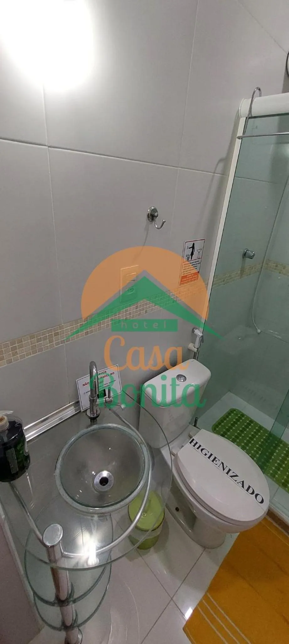 Toilet in Hotel Casa Bonita