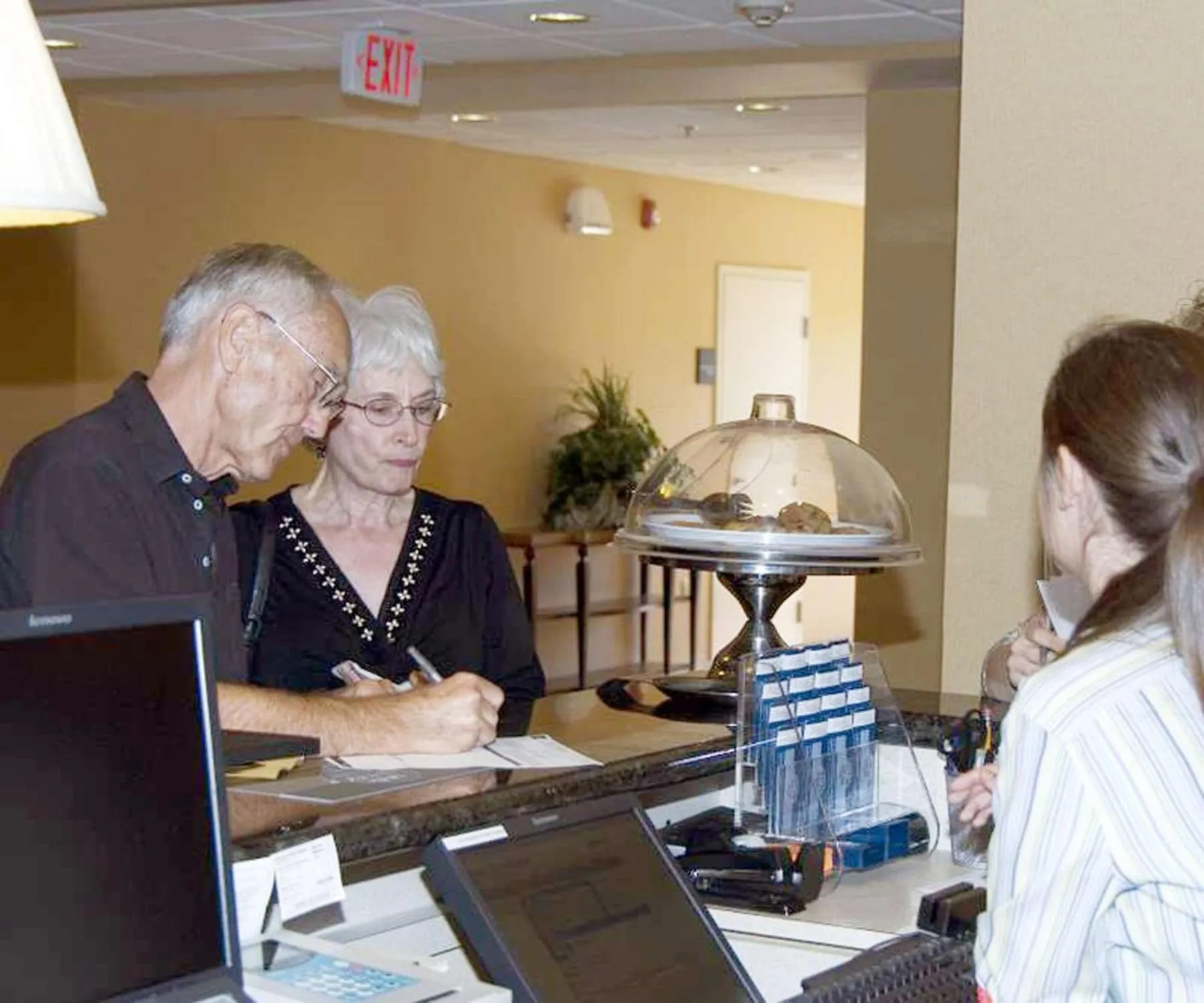 Lobby or reception in Hampton Inn & Suites Dayton-Airport