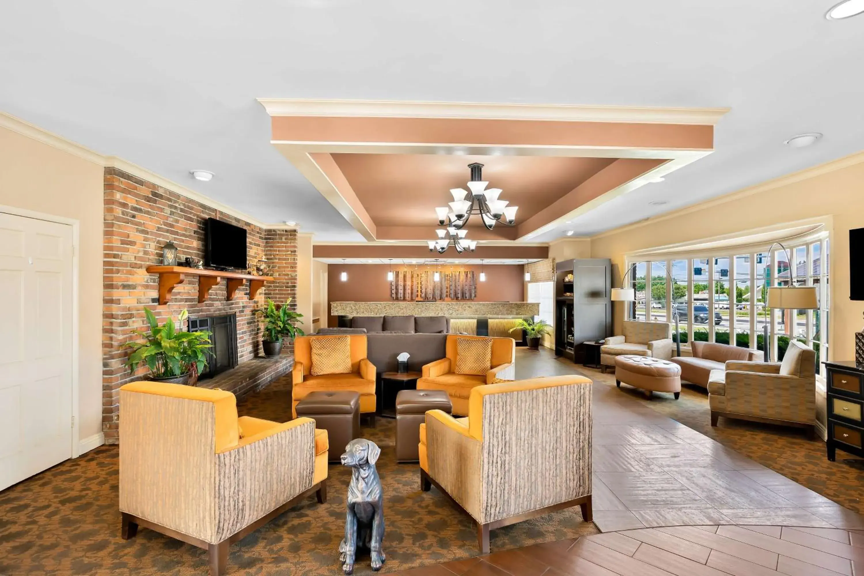 Lobby or reception in Best Western Coach House Lobby or reception in Best Western Coach House