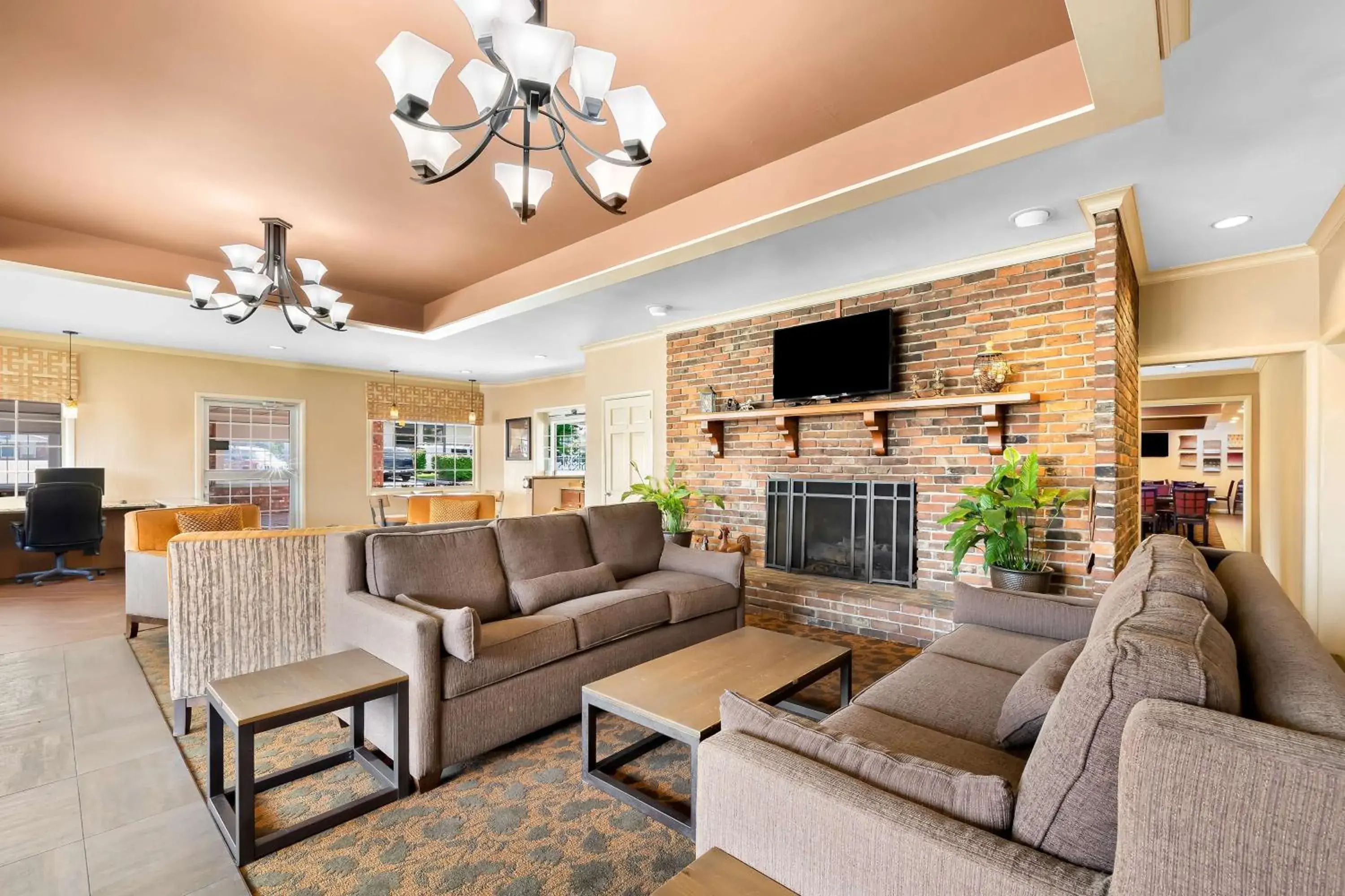 Lobby or reception in Best Western Coach House Lobby or reception in Best Western Coach House