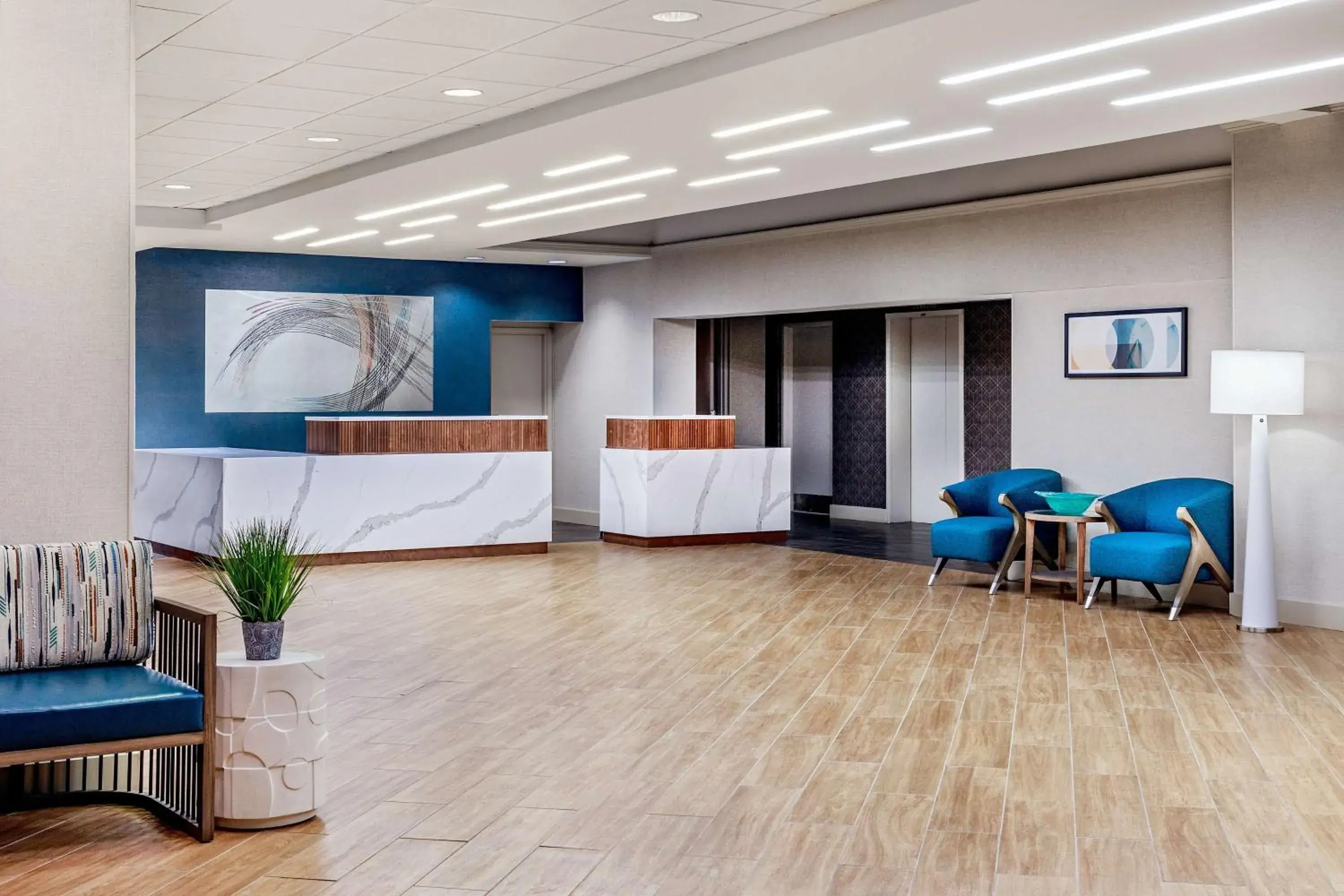 Lobby or reception in DoubleTree by Hilton Boston/Westborough Lobby or reception in DoubleTree by Hilton Boston/Westborough