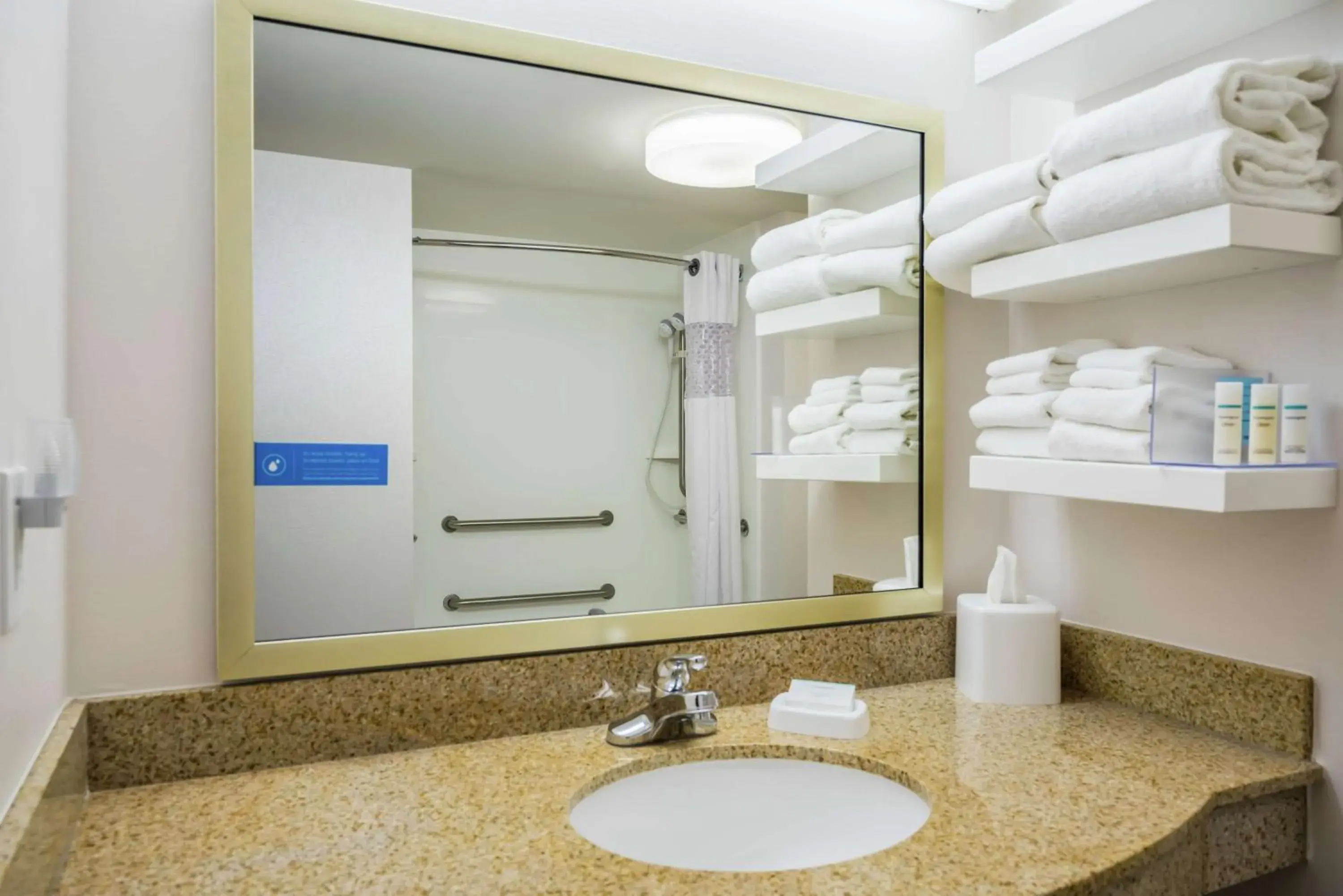 Bathroom in Hampton Inn Clifton Park Bathroom in Hampton Inn Clifton Park