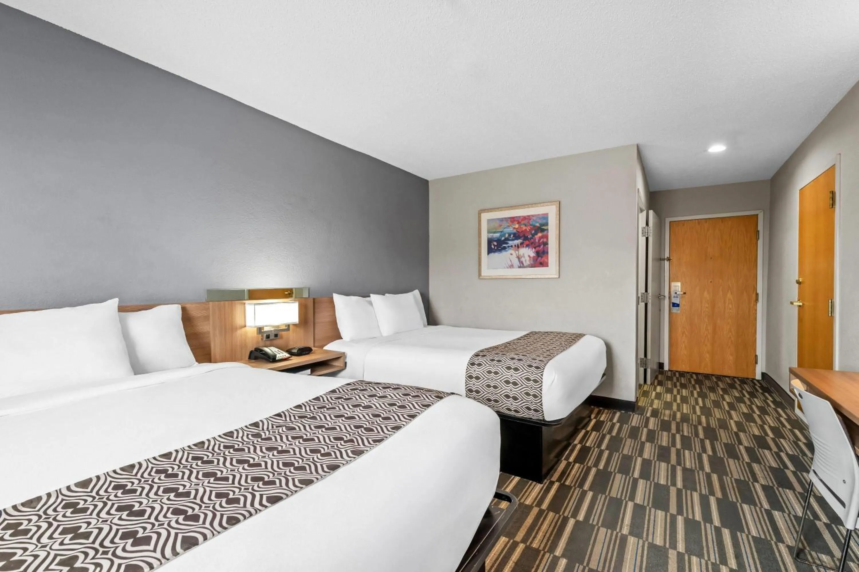 Bed in Microtel Inn & Suites by Wyndham Statesville