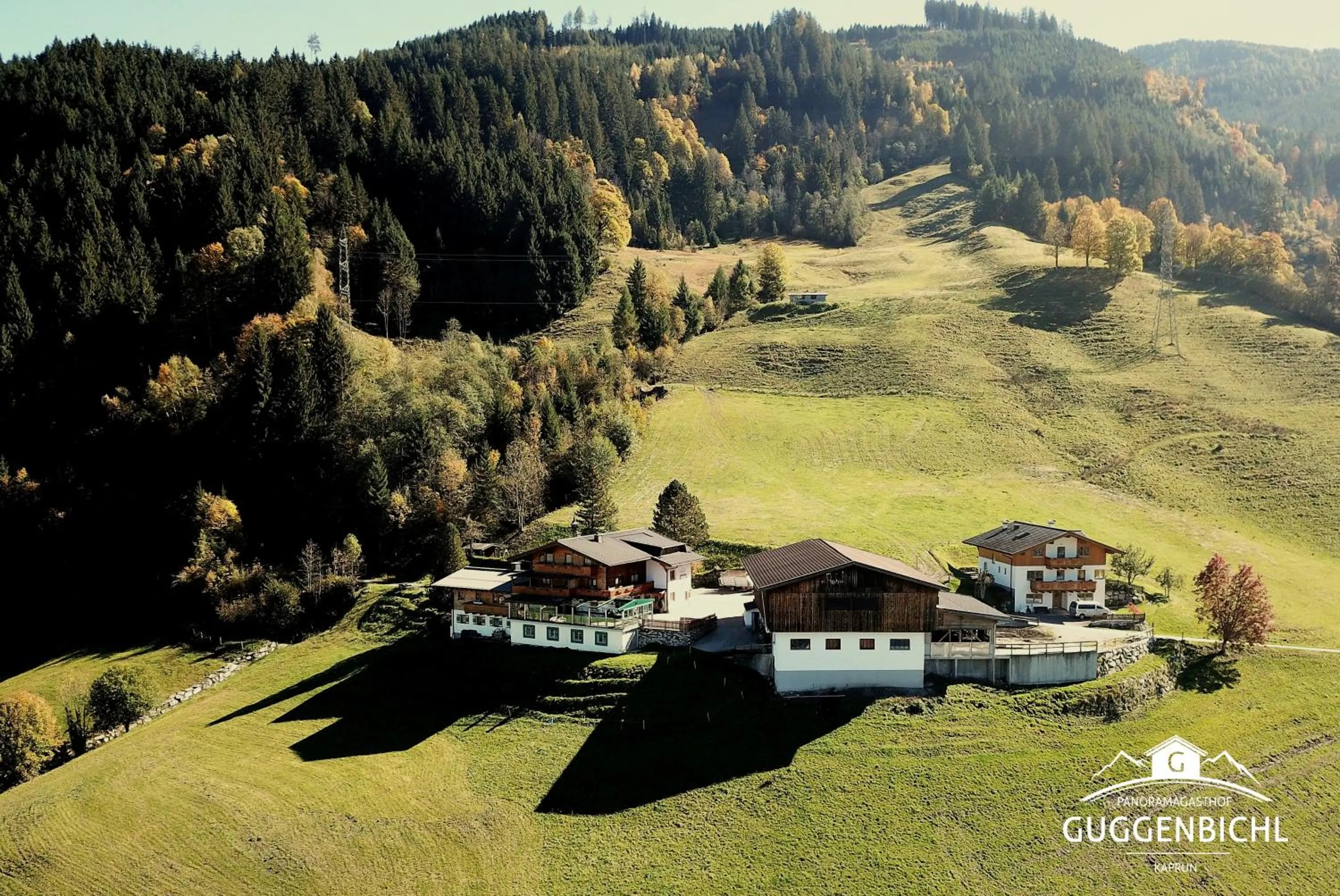 Bird's eye view in Panorama Hotel Guggenbichl - inkl Sommerkarte, einmaliger Eintritt ins Tauern Spa & bester Ausblick über Kaprun