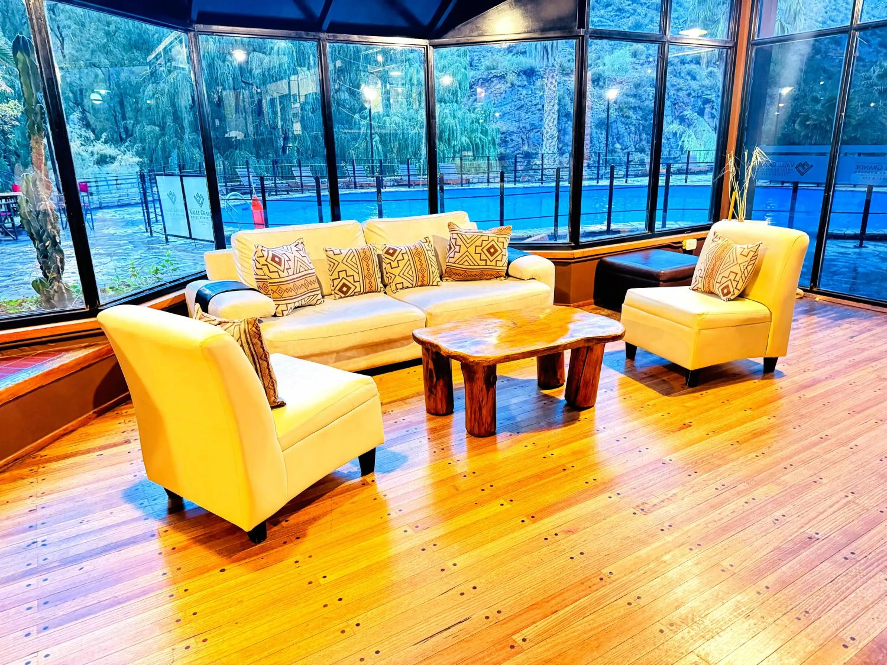 Living room in Hotel Valle Grande