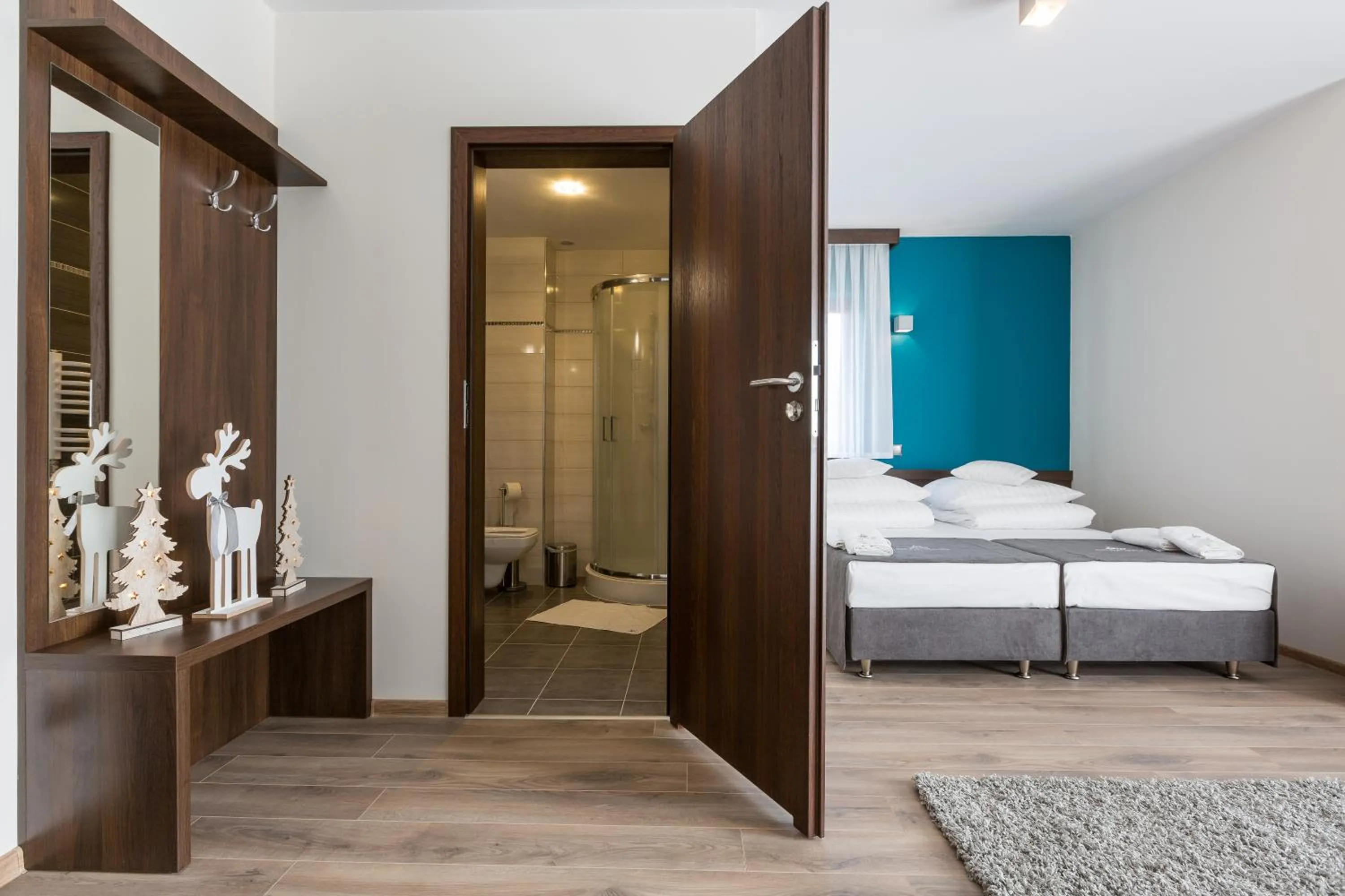 Shower, Bed in Willa Stachoń