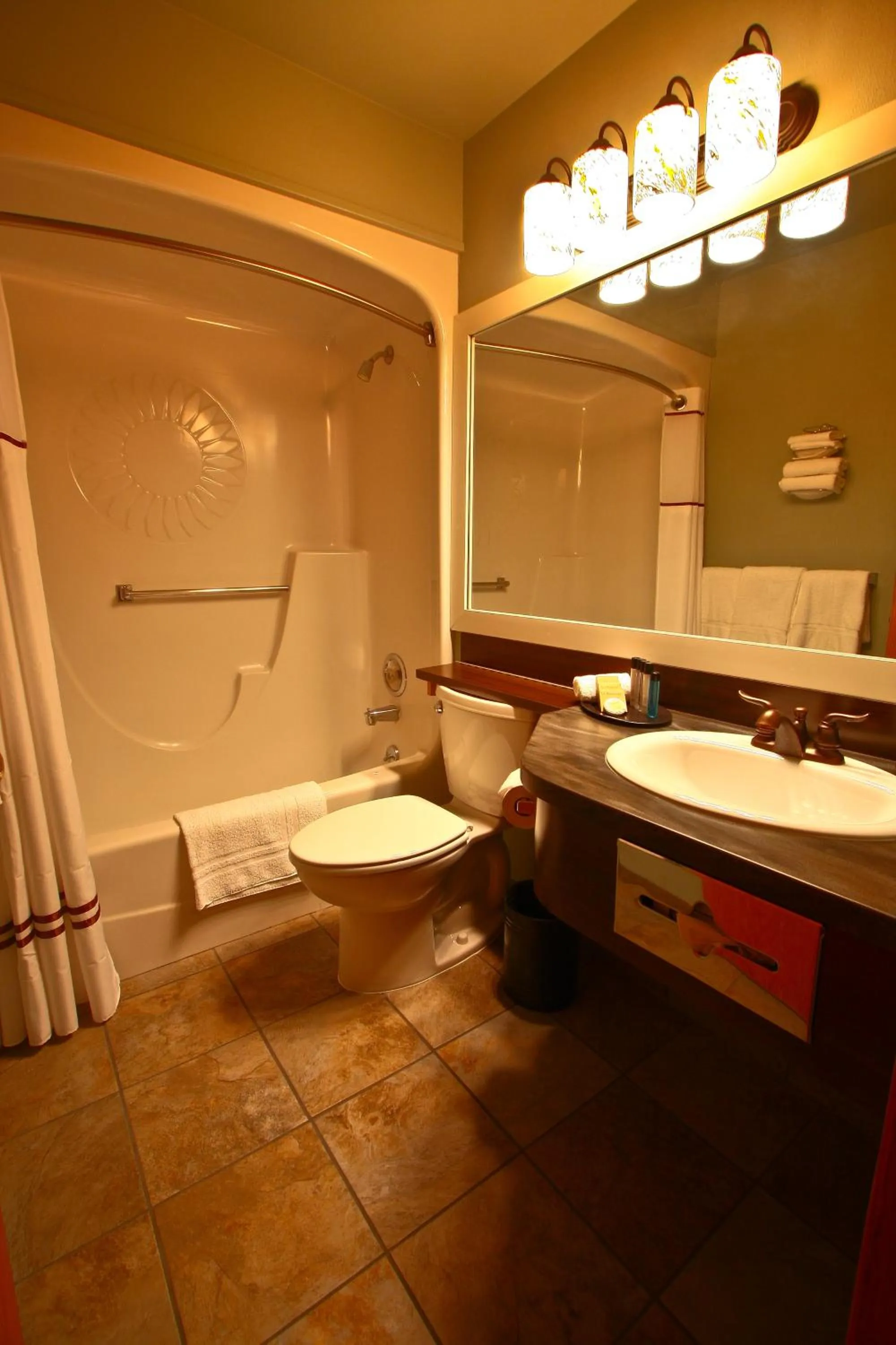 Bathroom in Dude Rancher Lodge