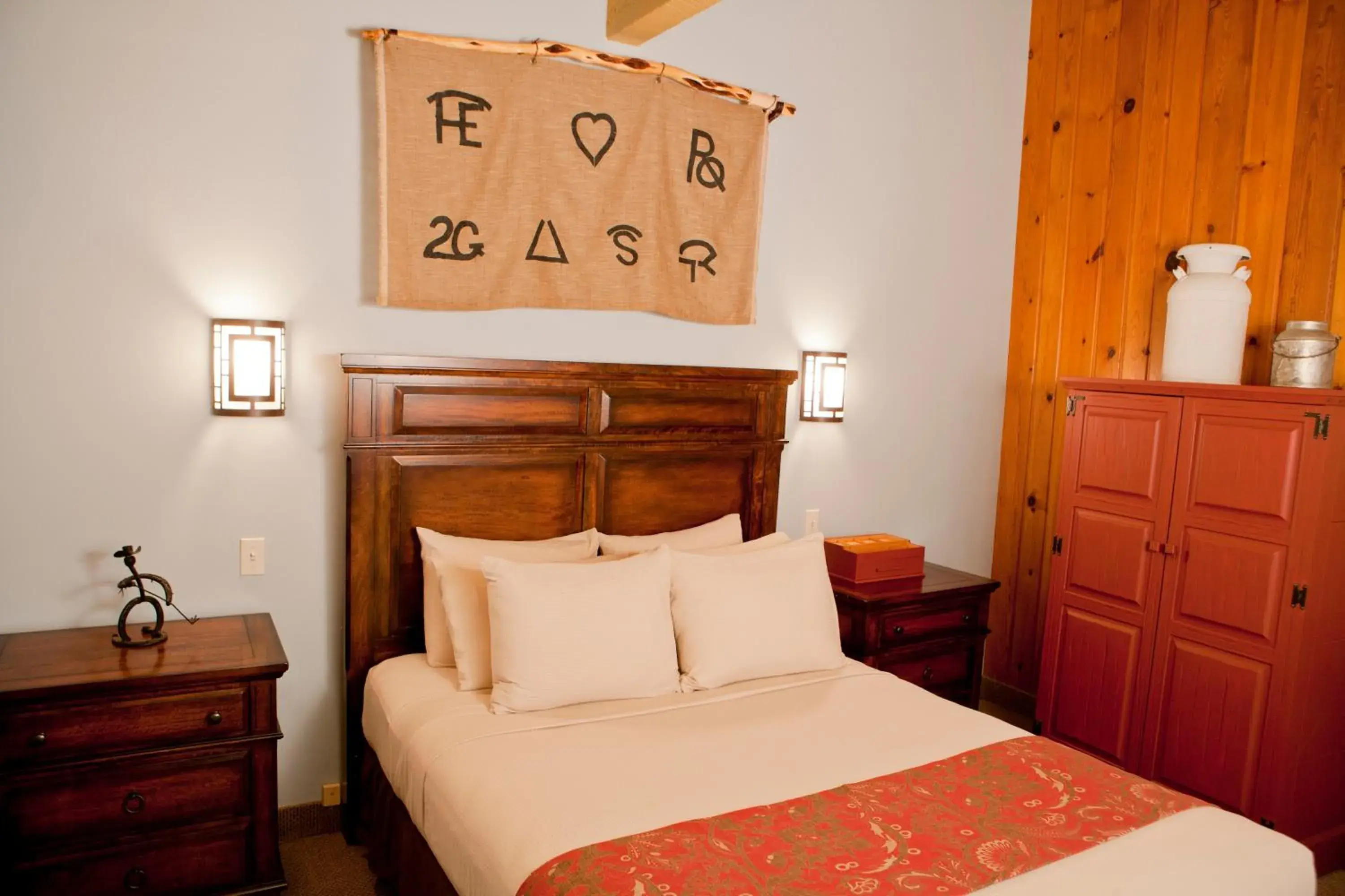 Bed in Dude Rancher Lodge Bed in Dude Rancher Lodge