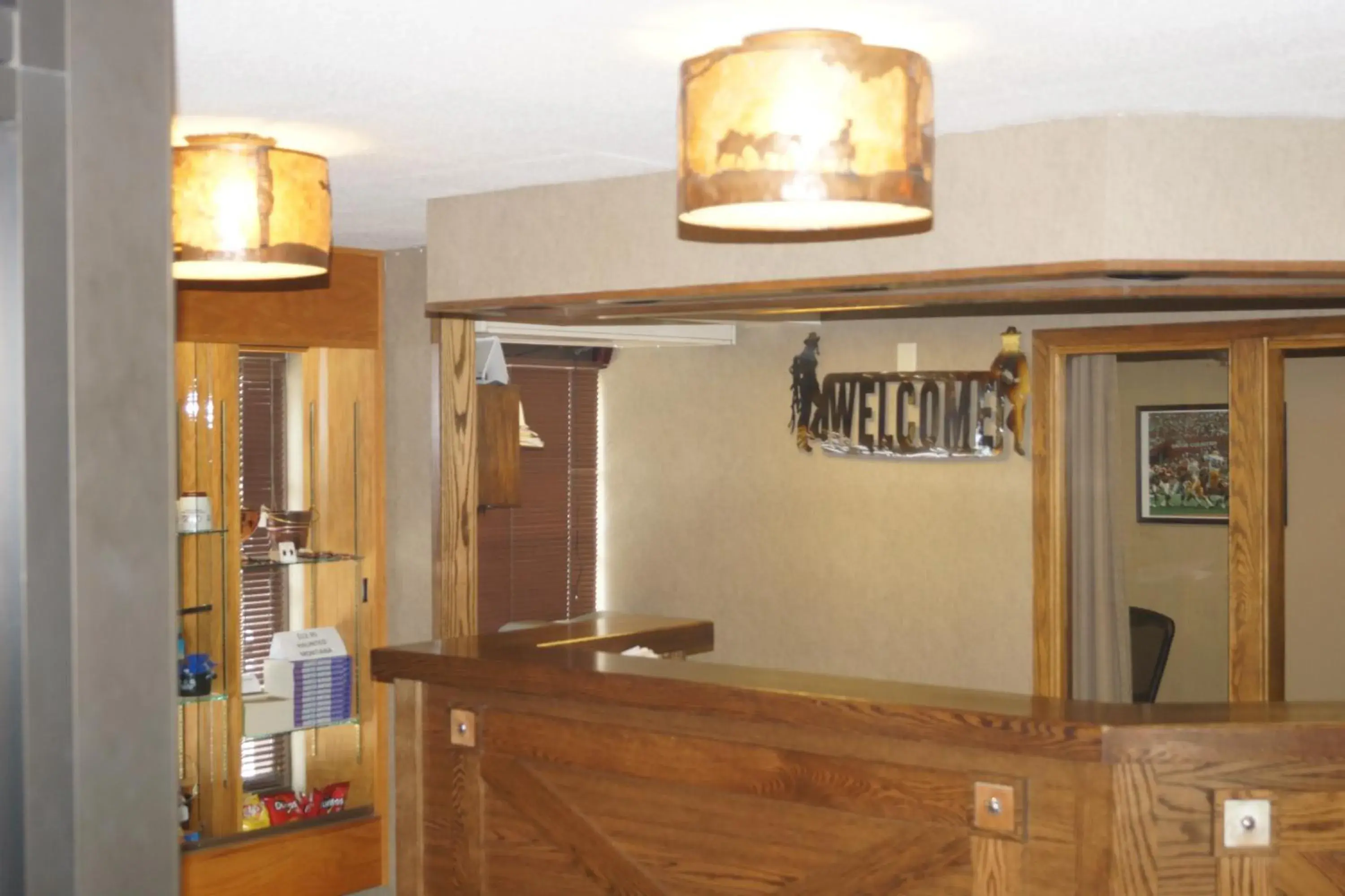 Lobby or reception in Dude Rancher Lodge Lobby or reception in Dude Rancher Lodge