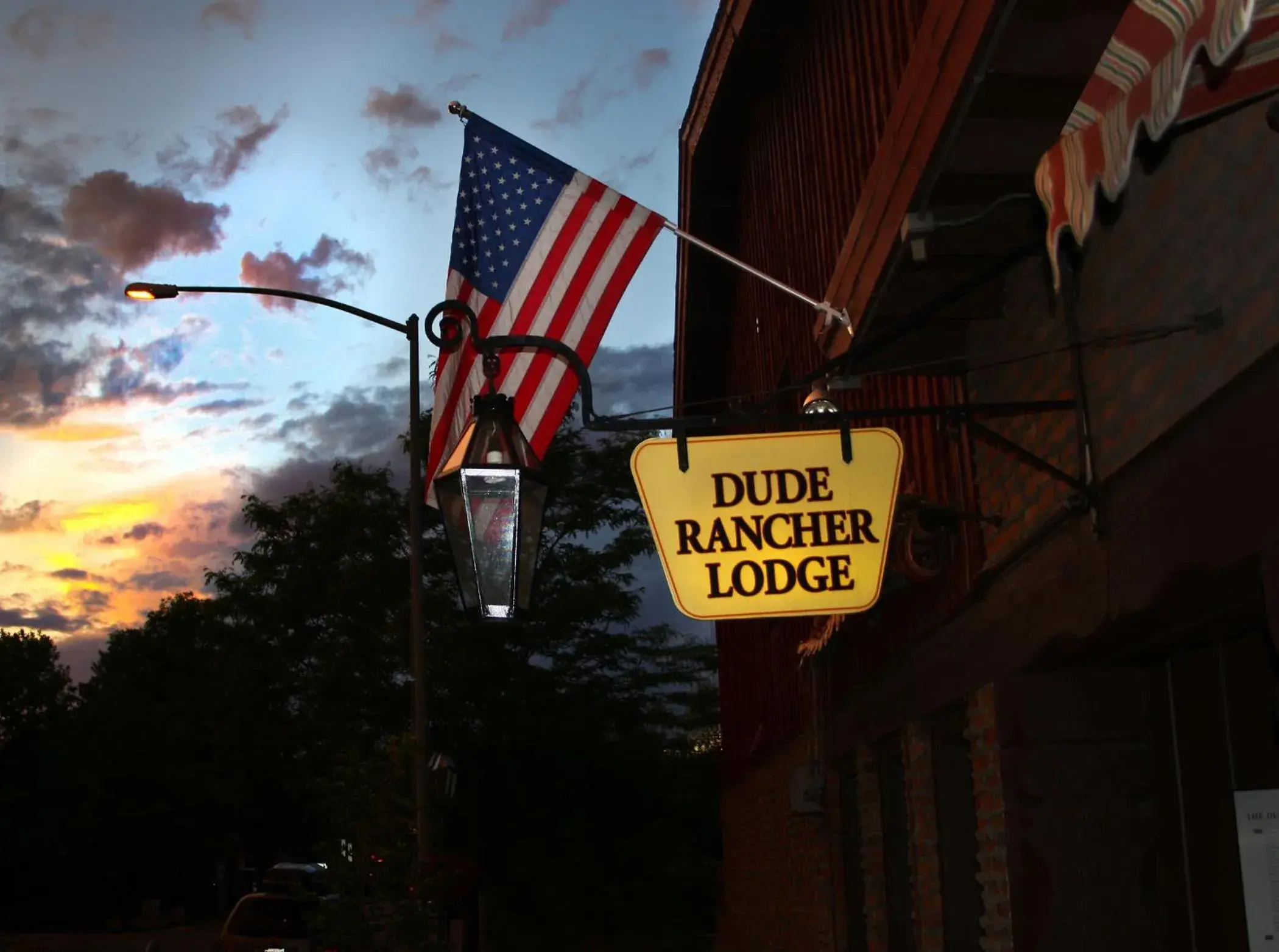 Facade/entrance in Dude Rancher Lodge Facade/entrance in Dude Rancher Lodge
